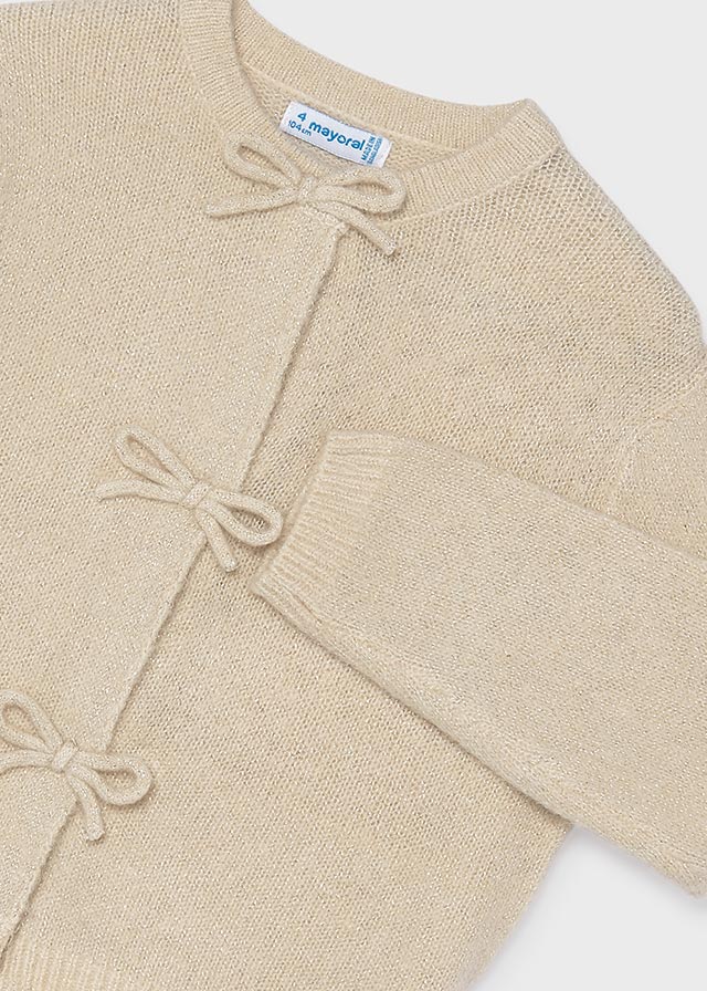 Cardigan in Filato Caldo Sabbiacon Fiocchetti Mayoral - dettaglio 1