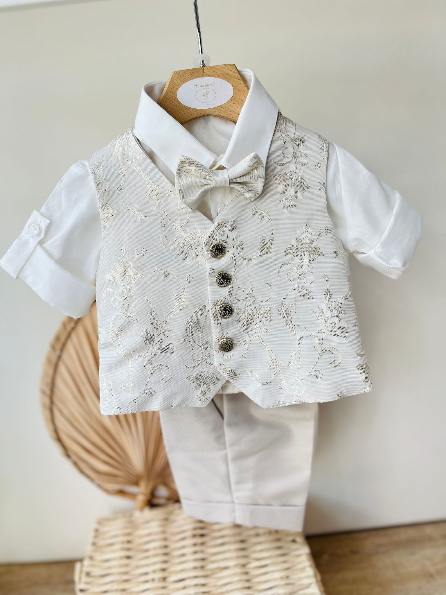 COMPLETO CERIMONIALE BEIGE