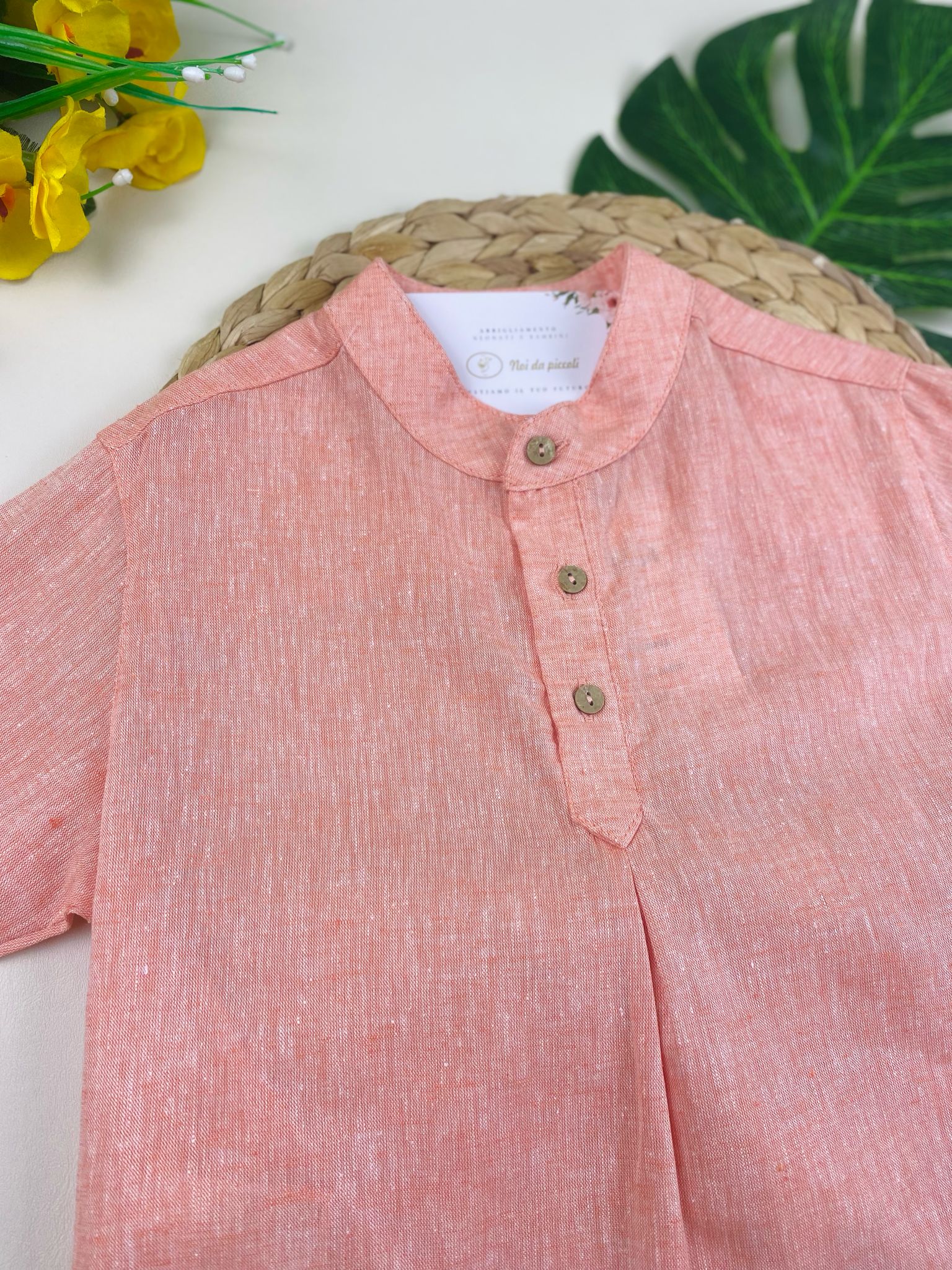 completo 2 pz Arancione - Noi da piccoli