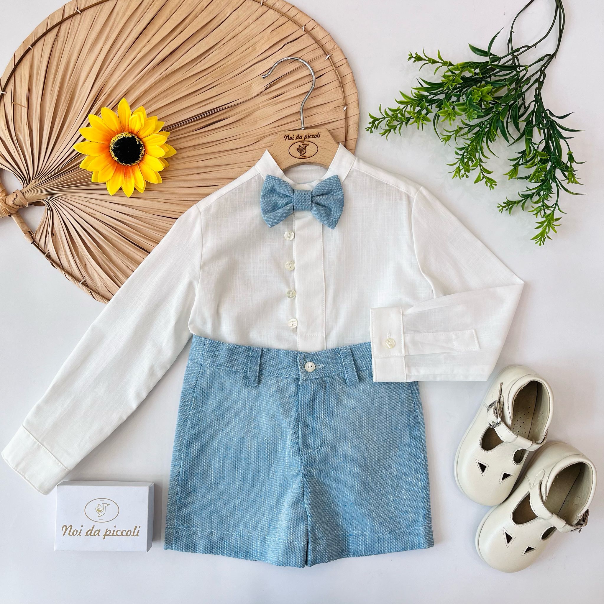 completo 2 pz Bianco - Noi da piccoli