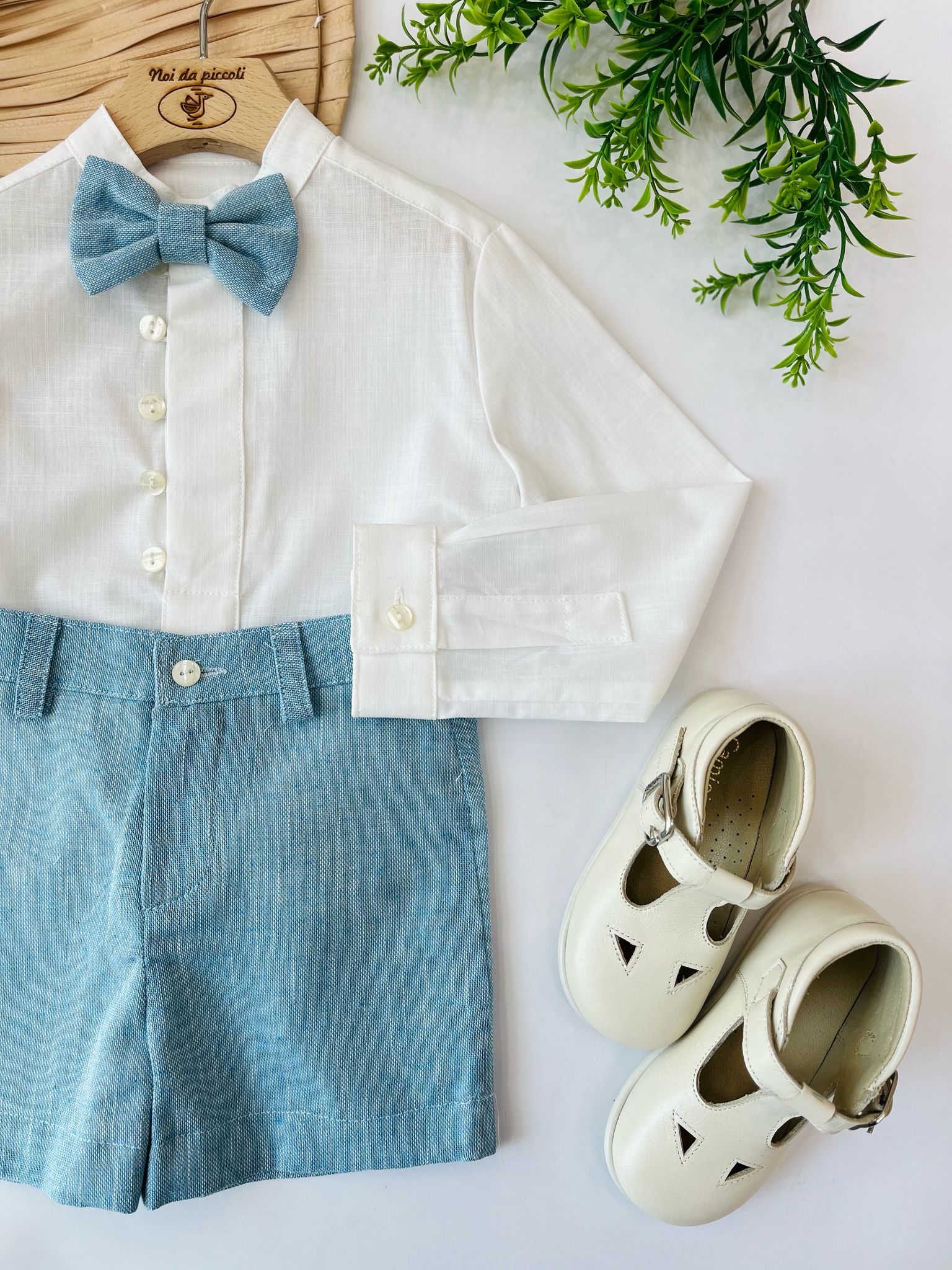 completo 2 pz Bianco - Noi da piccoli