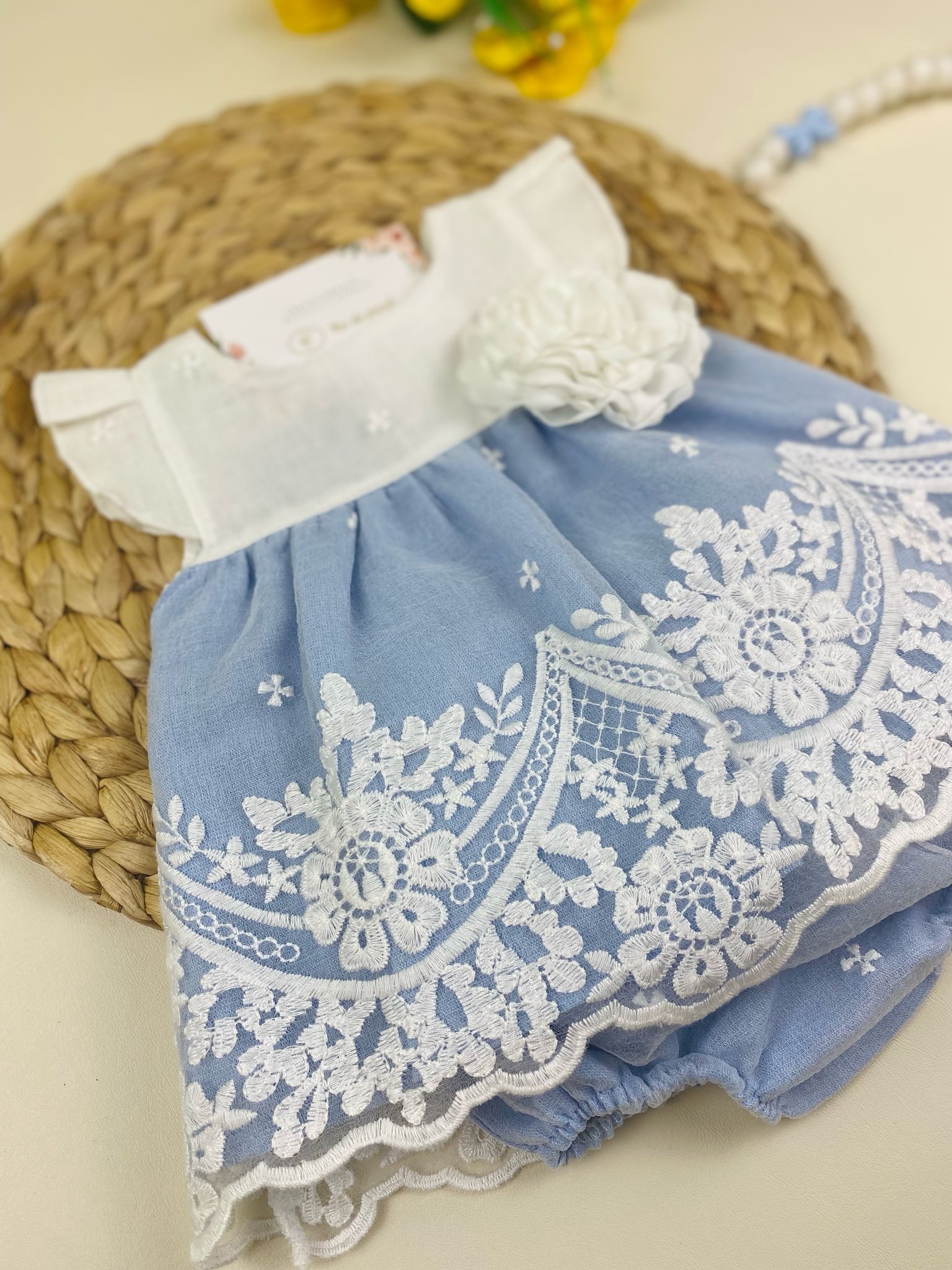 completo 2 pz Cotone Bianco - Noi da piccoli