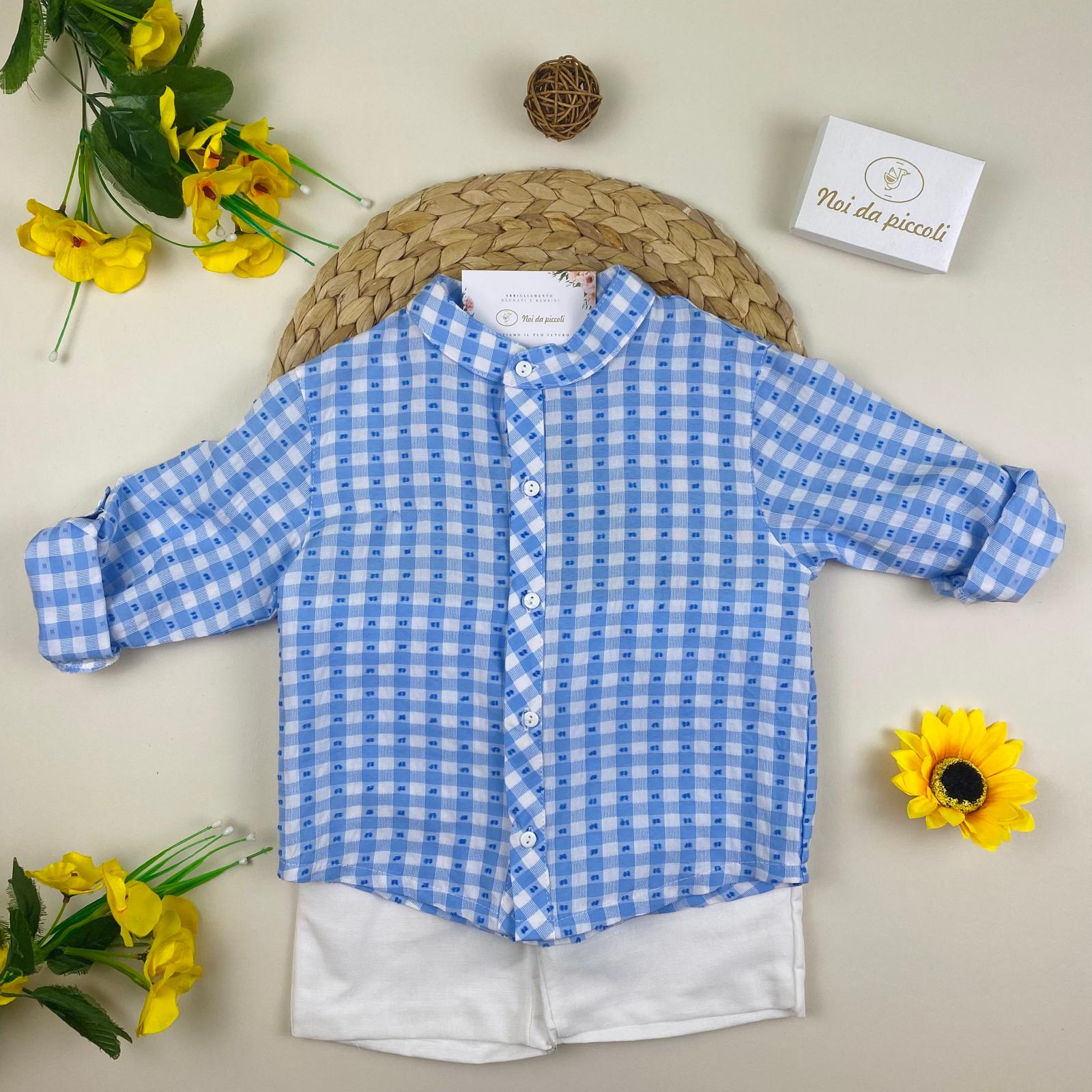 completo 2 pz Cotone Bianco - Noi da piccoli