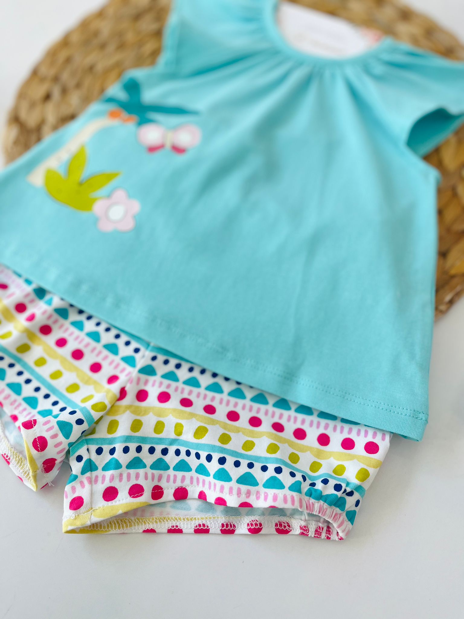 completo 2 pz Cotone Bianco - Noi da piccoli