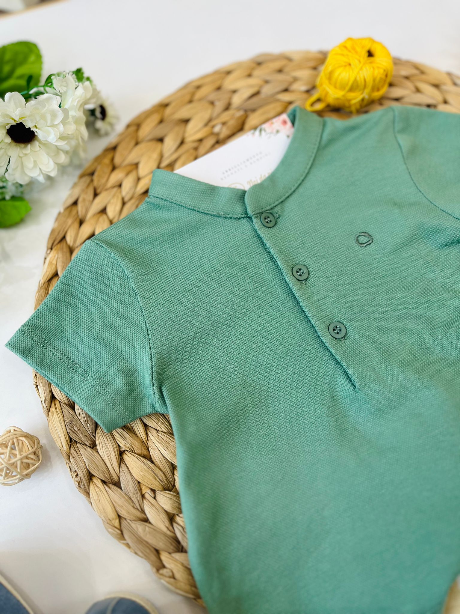 completo 2 pz Cotone Verde - Noi da piccoli