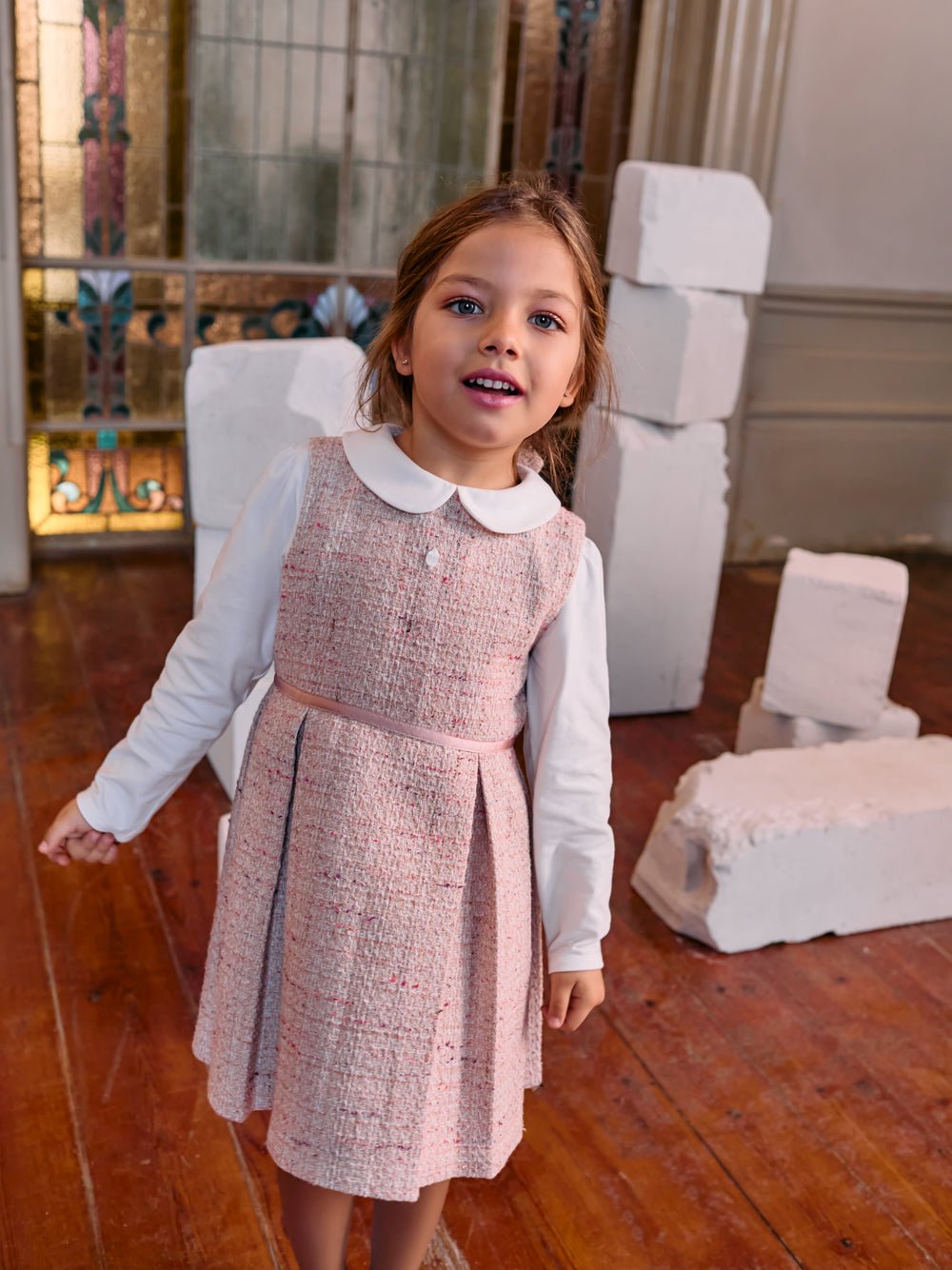 COMPLETO 2 PZ IN CALDO COTONE PINK - Noi da piccoli