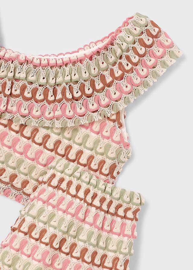 COMPLETO 2 PZ IN COTONE ROSA - Noi da piccoli