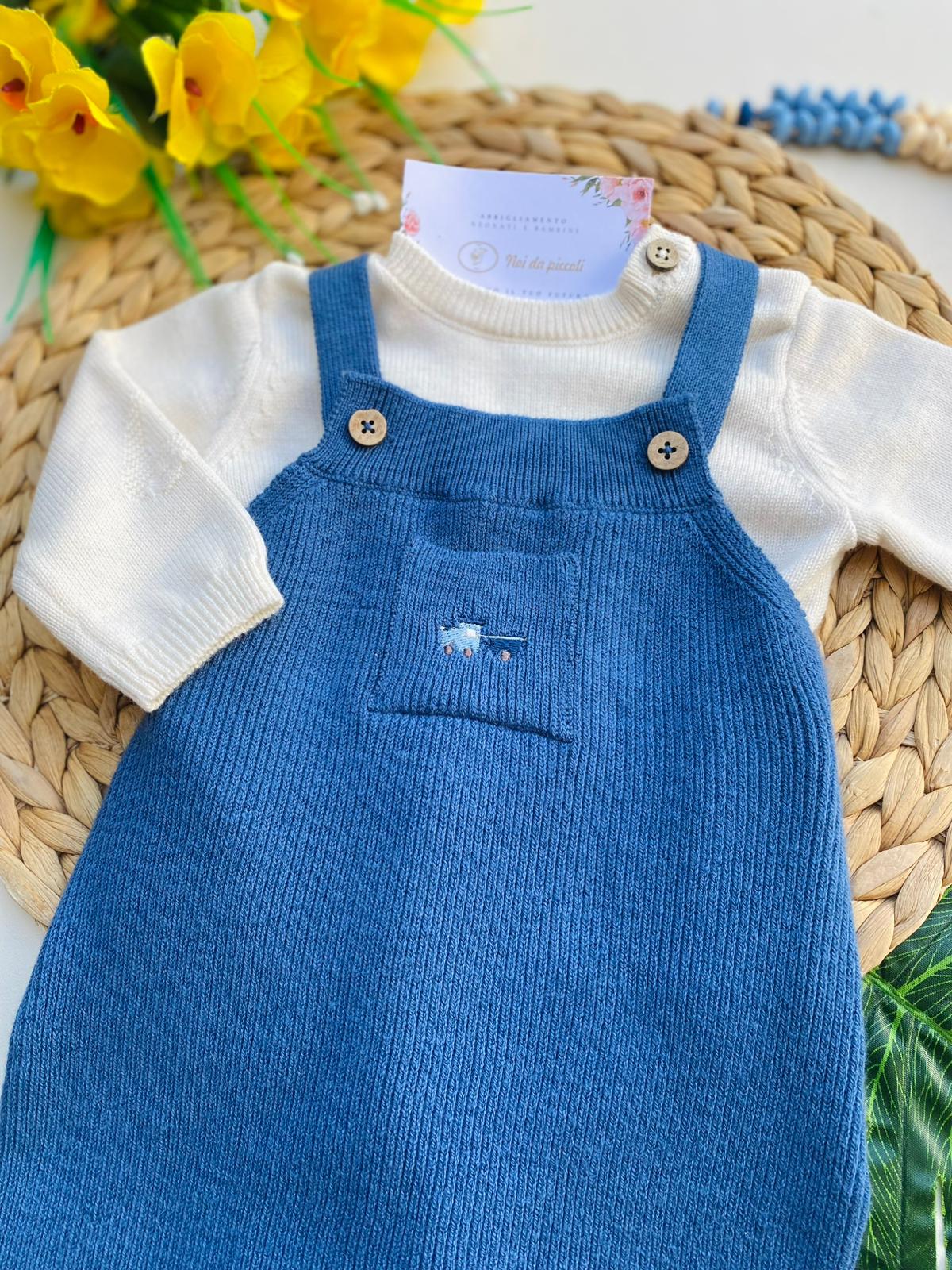 COMPLETO 2 PZ IN FILATO CALDO ARTICO - Noi da piccoli