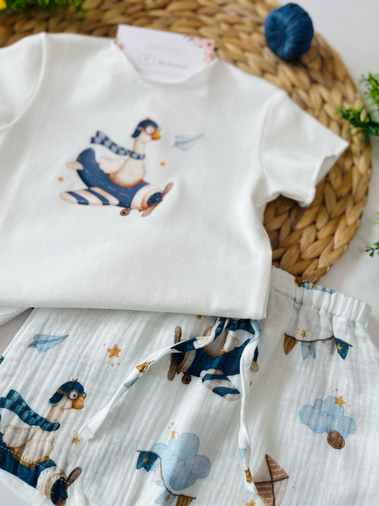 COMPLETO 2PZ 100 % COTONE DAFFY - Noi da piccoli