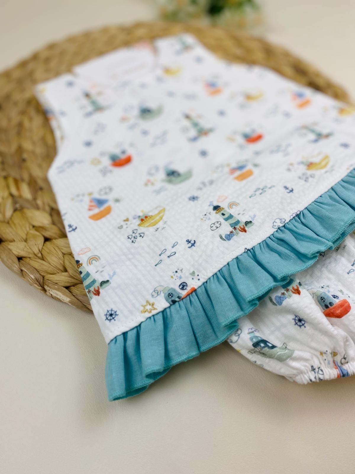 COMPLETO 2PZ 100 % COTONE FANTASIA - Noi da piccoli