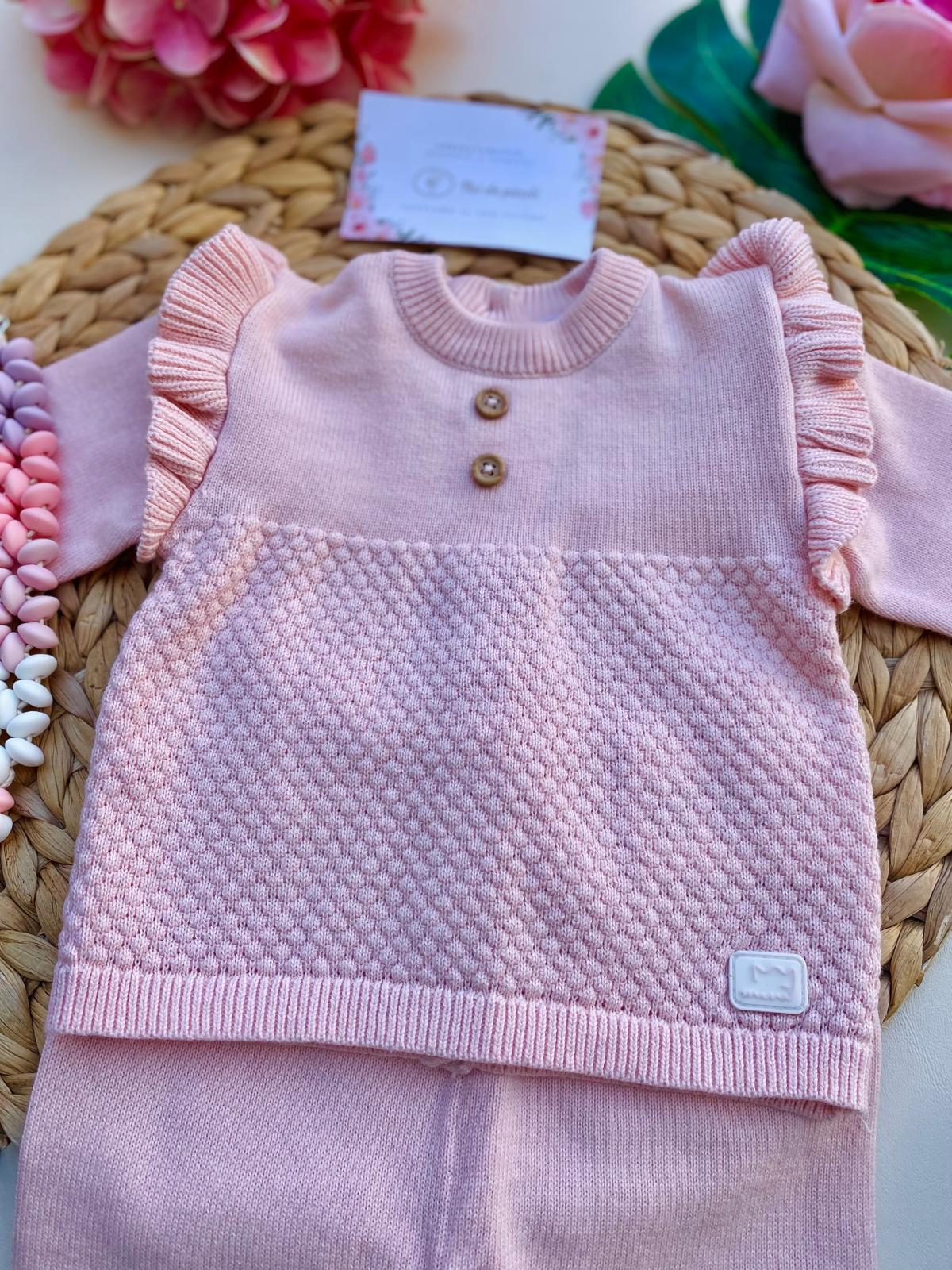 COMPLETO 2PZ 100 % COTONE ROSA - Noi da piccoli