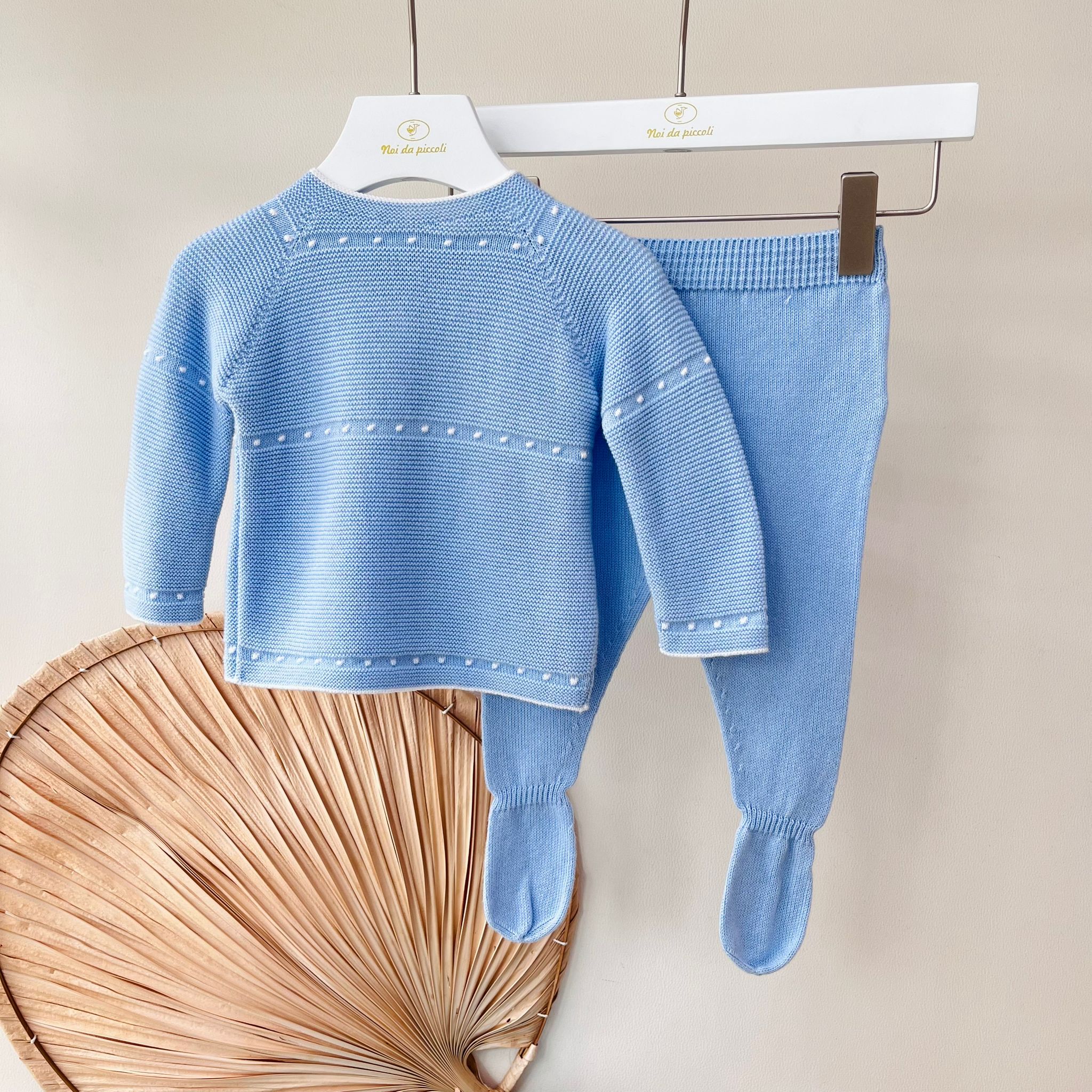 COMPLETO 2PZ 100% FILO DI COTONE NUBE - Noi da piccoli