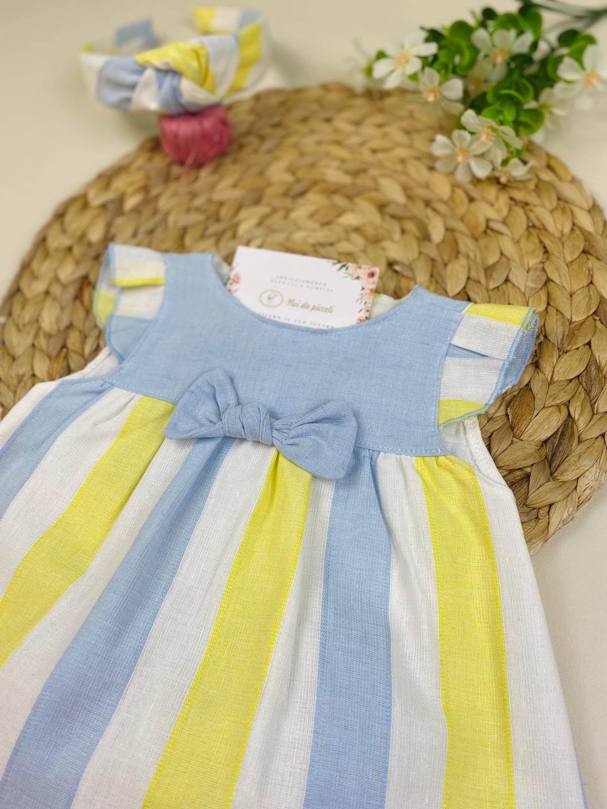 COMPLETO 2PZ Cotone Giallo - Noi da piccoli