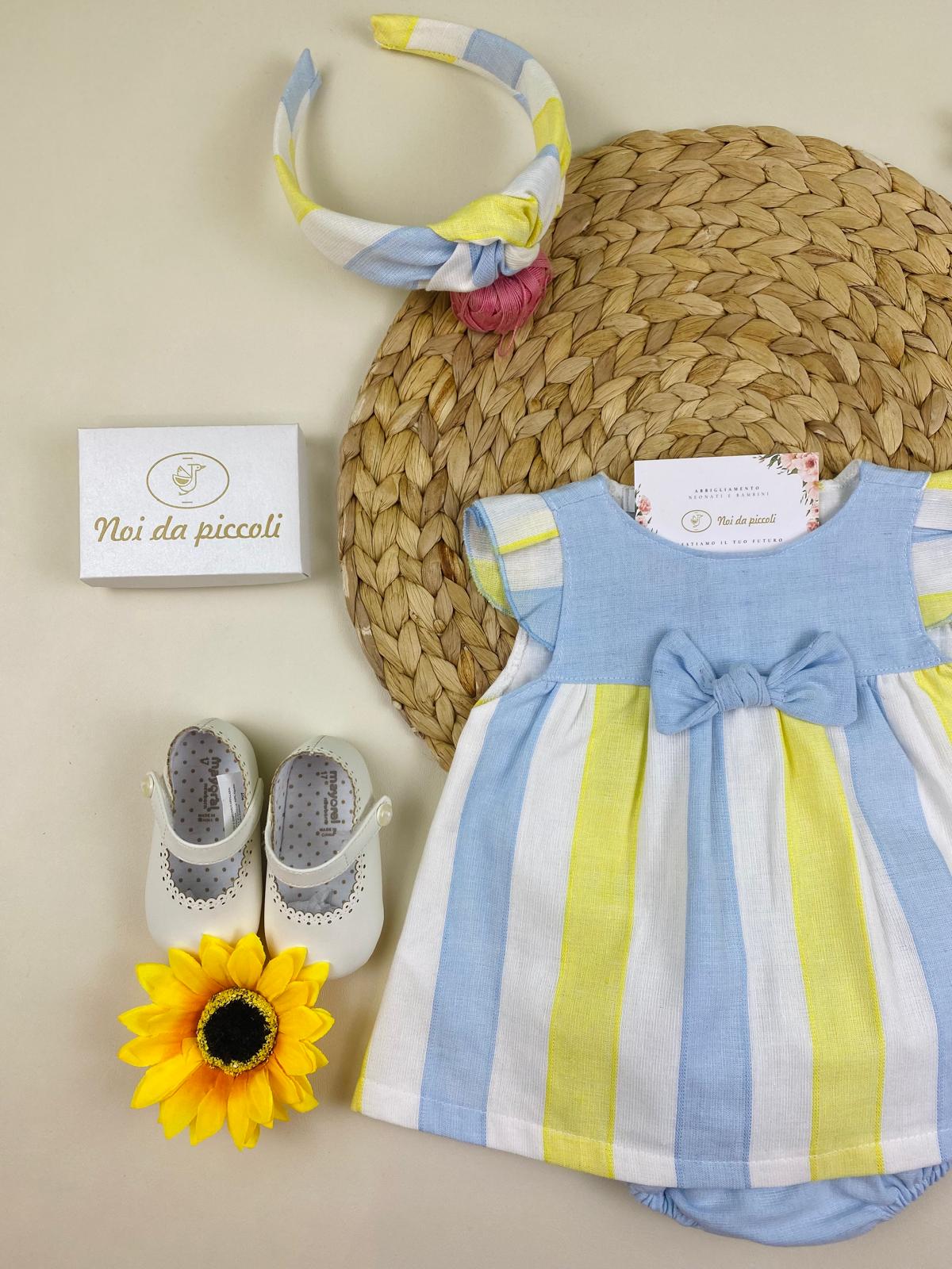 COMPLETO 2PZ Cotone Giallo - Noi da piccoli