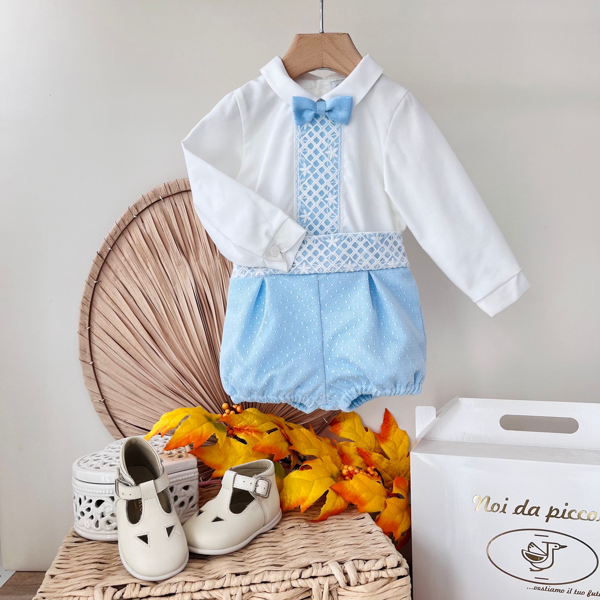 COMPLETO 3 PZ CASPIAN CELESTE - Noi da piccoli