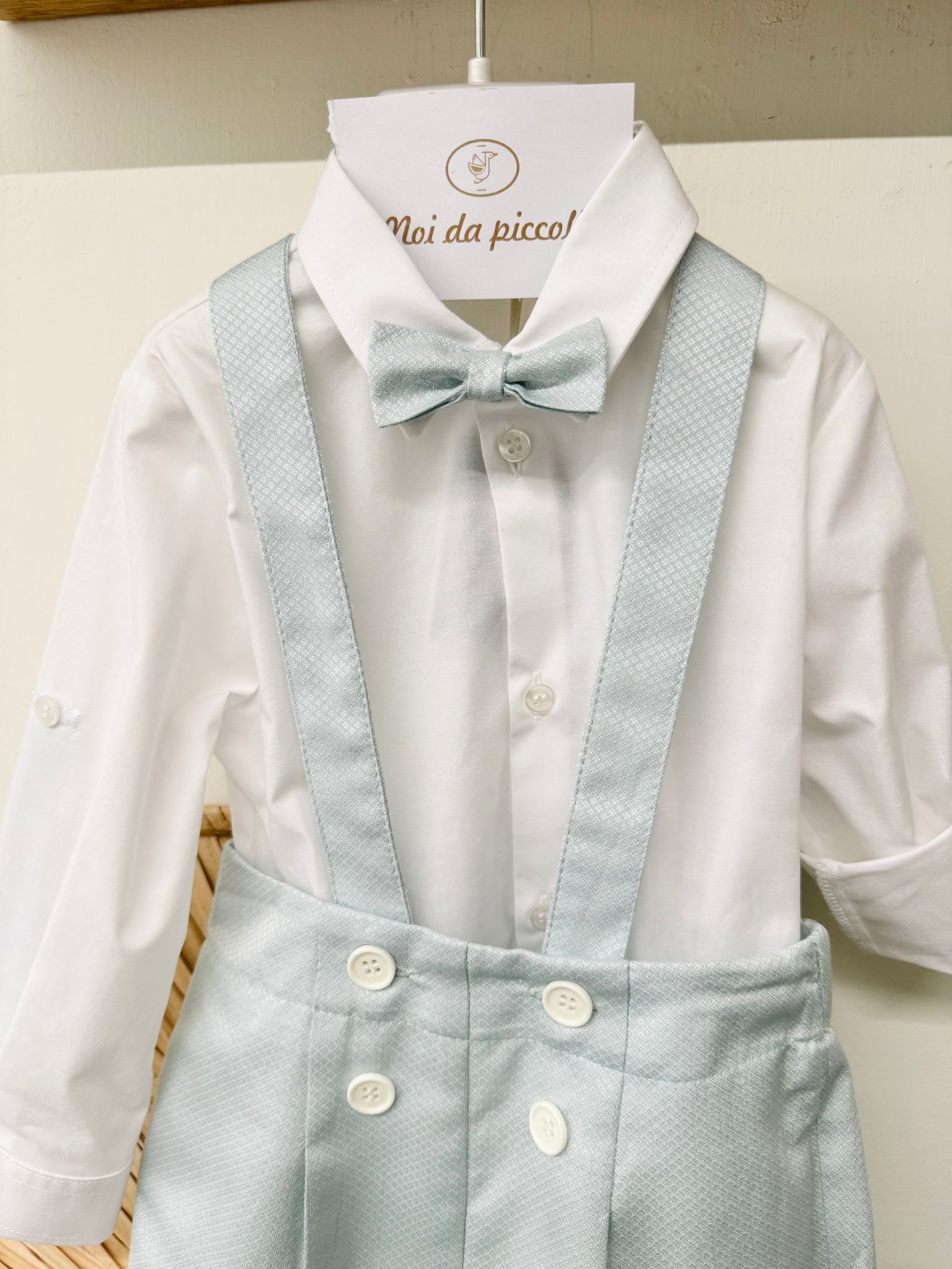 COMPLETO 3 PZ CERIMONIALE VERDE - Noi da piccoli