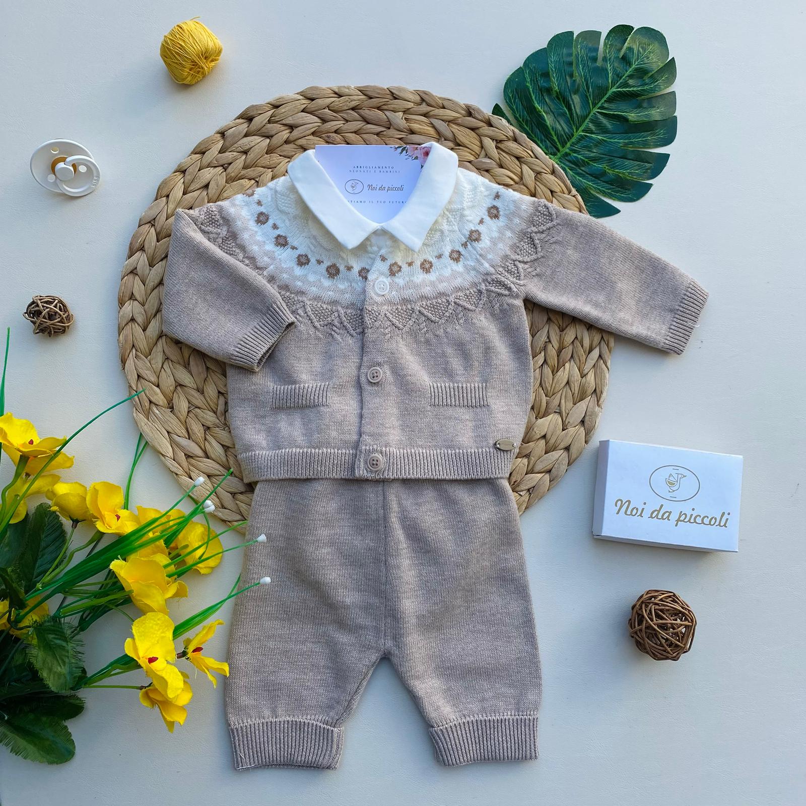 COMPLETO 3 PZ FILATO CALDO DUNA VIG - Noi da piccoli