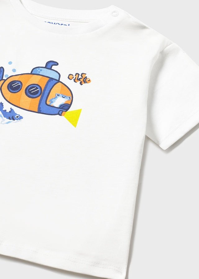 COMPLETO 3 PZ IN COTONE CON ANIMALINI BLU - Noi da piccoli