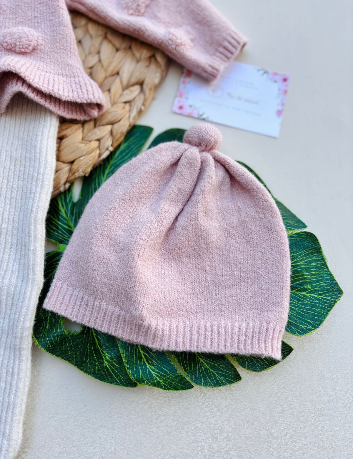 Completo 3 Pz in Filato Caldo Rosa Mayoral - dettaglio 2