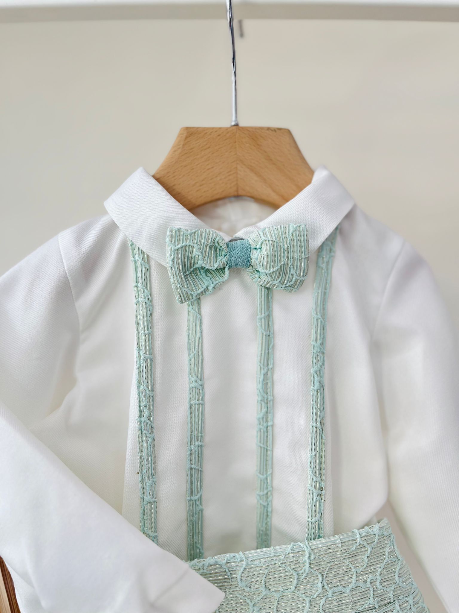 COMPLETO 3PZ ARTURO VERDE SCURO DORATO - Noi da piccoli