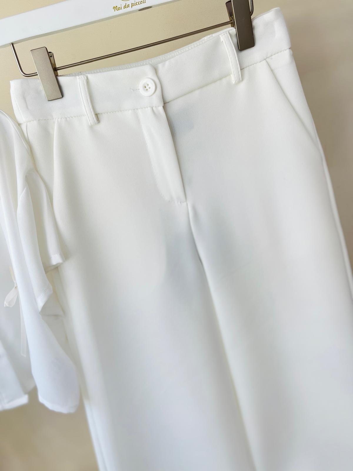 COMPLETO 3PZ ELEGANTE BIANCO YOUNG GIRL - Noi da piccoli