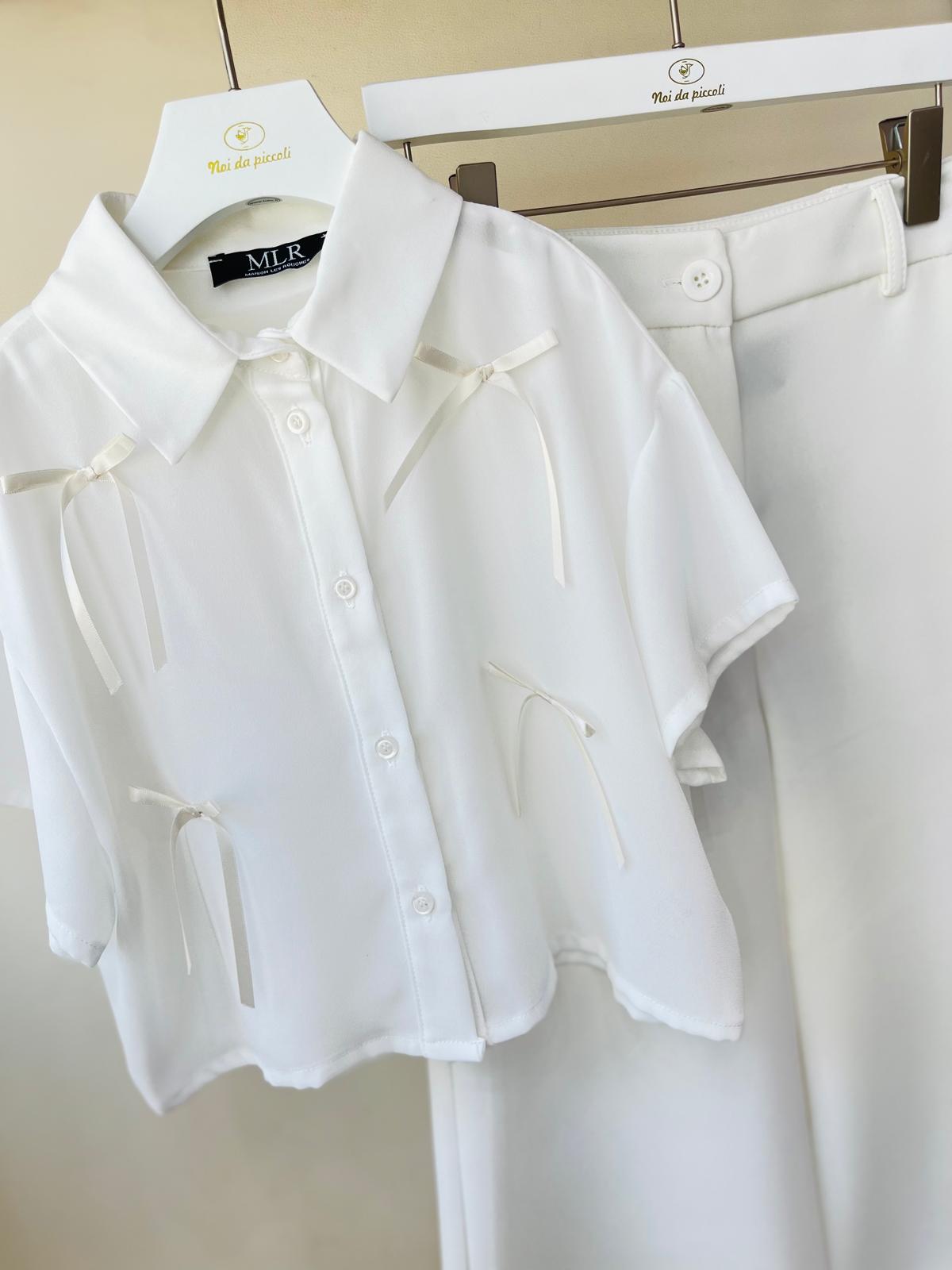 COMPLETO 3PZ ELEGANTE BIANCO YOUNG GIRL - Noi da piccoli