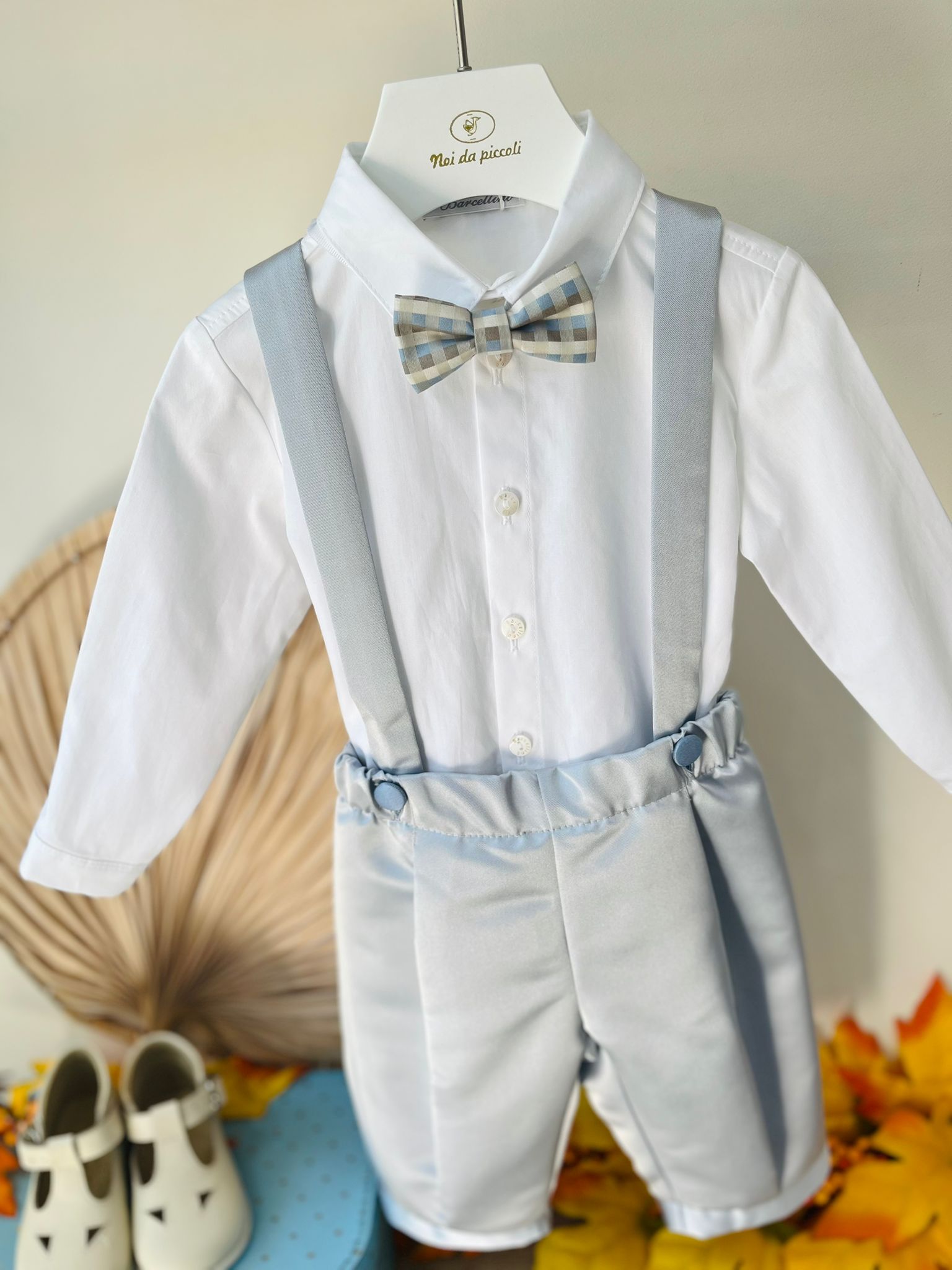 COMPLETO 3PZ RASATO POLVERE - Noi da piccoli