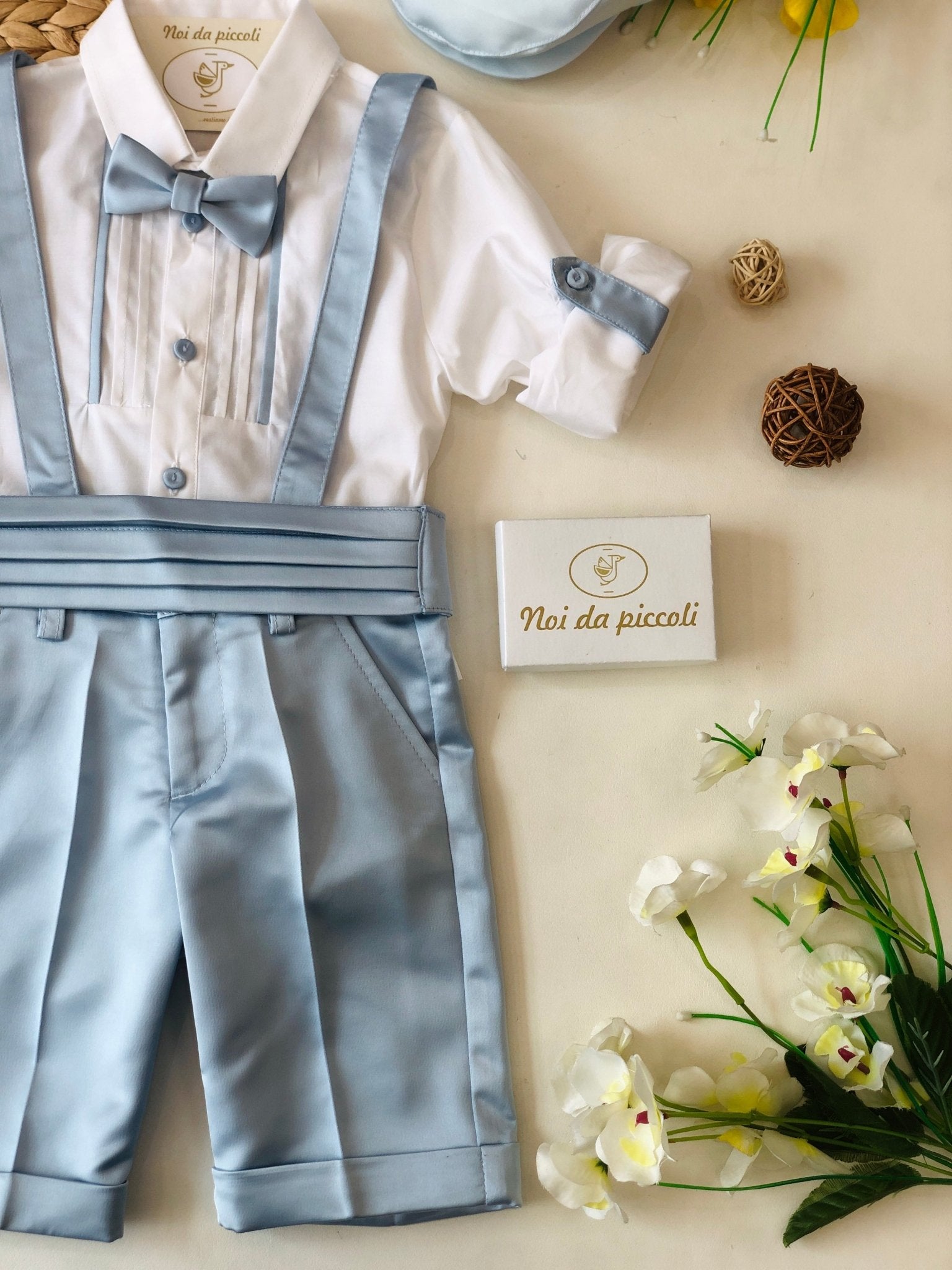 COMPLETO 4 PZ AZZURRO HOMME PRINCE - Noi da piccoli