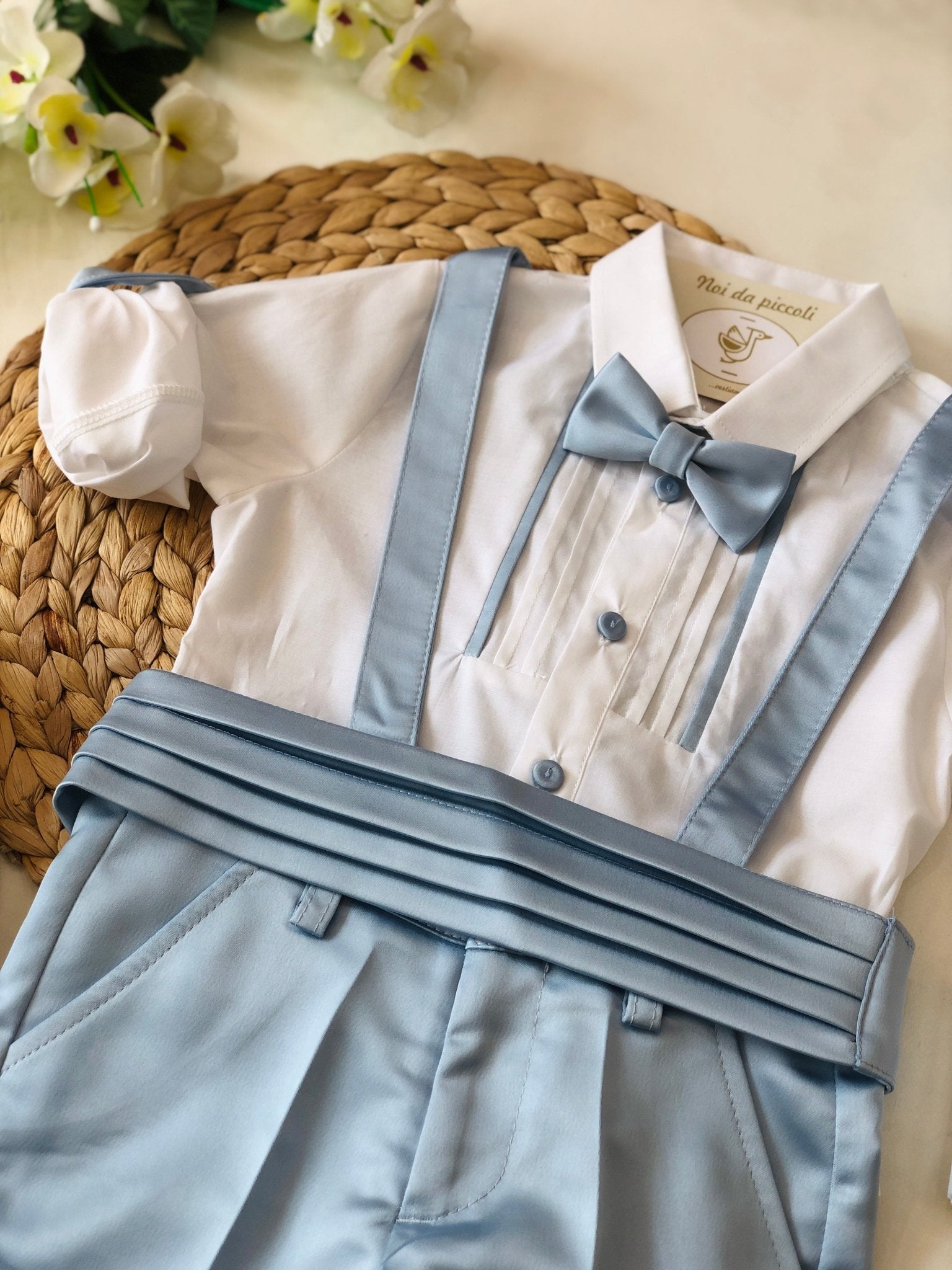 COMPLETO 4 PZ AZZURRO HOMME PRINCE - Noi da piccoli