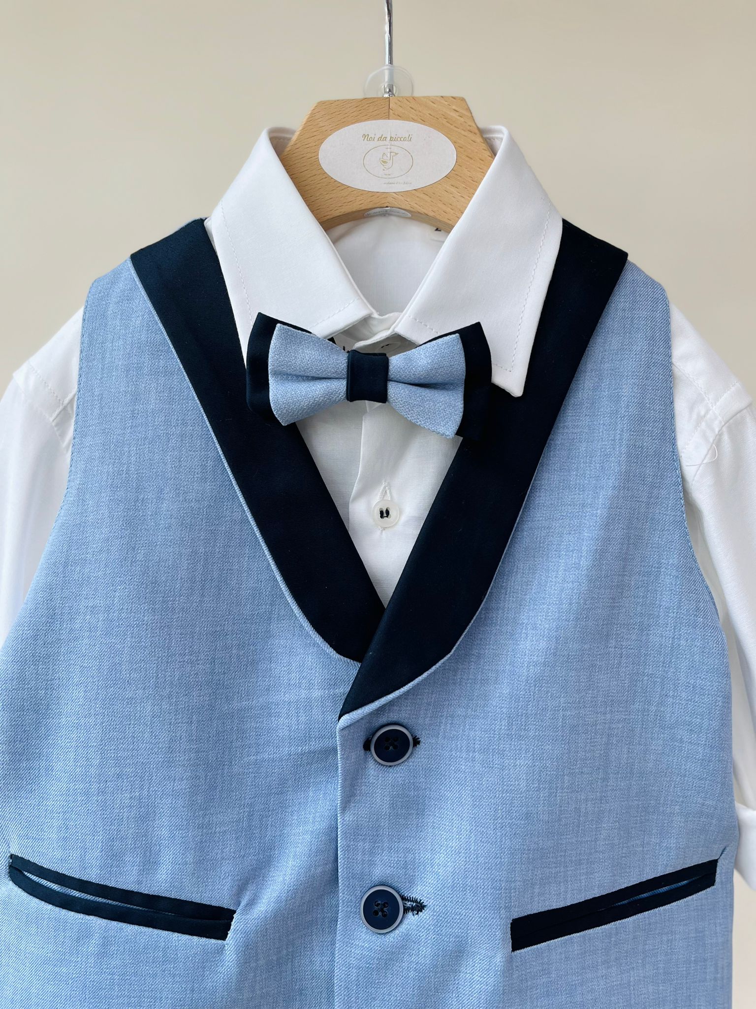 COMPLETO 4 PZ CERIMONIALE JASON COBALTO - Noi da piccoli