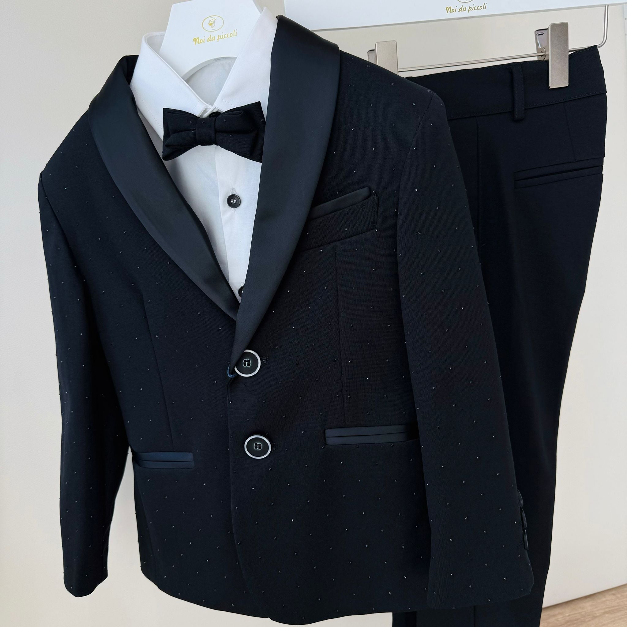 COMPLETO 4 PZ CERIMONIALE KEVIN NERO - Noi da piccoli