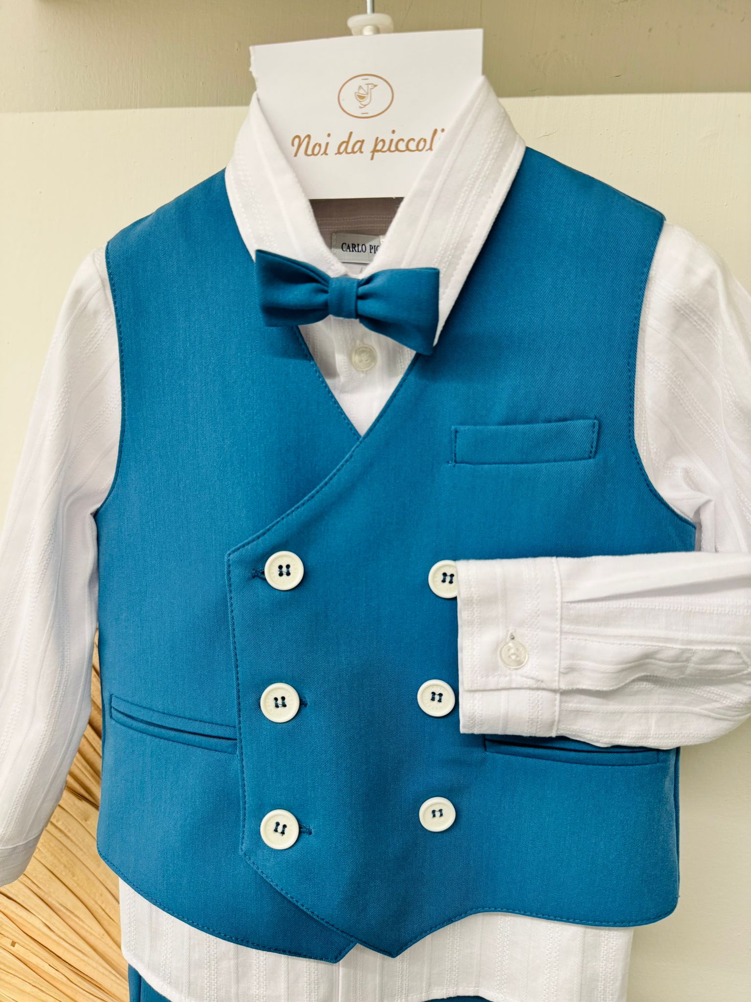 COMPLETO 4 PZ CERIMONIALE OTTANIO - Noi da piccoli