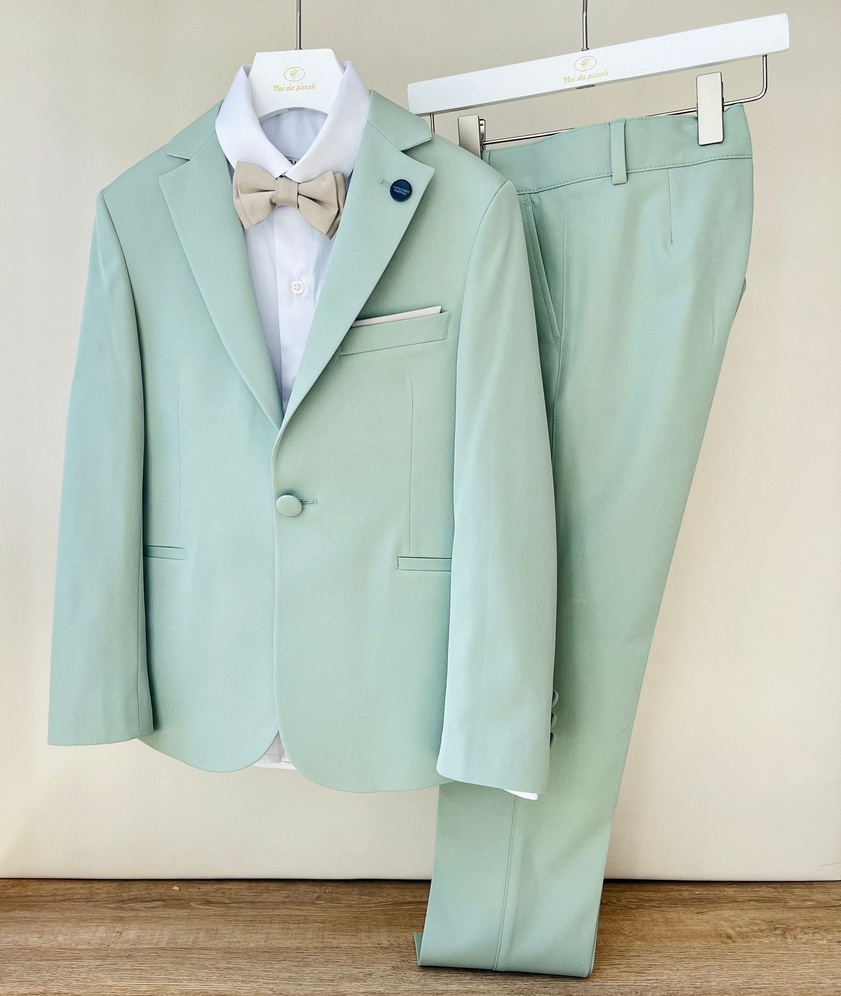 COMPLETO 4 PZ CERIMONIALE SALVIA - Noi da piccoli