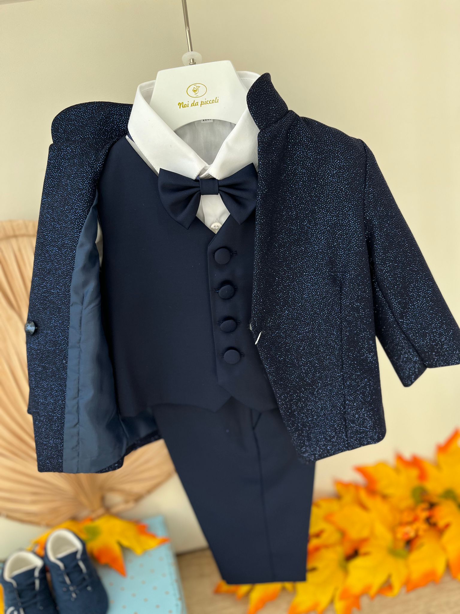 COMPLETO 5PZ MILORD BLU - Noi da piccoli