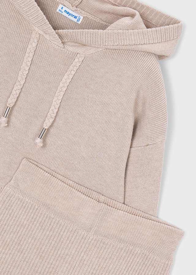 COMPLETO BEIGE IN COTONE CALDO - Noi da piccoli