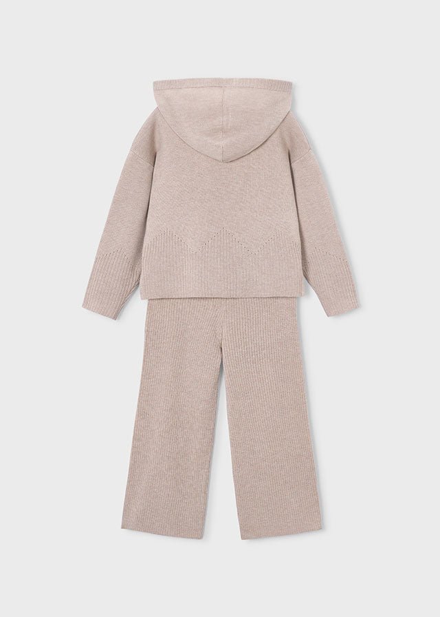COMPLETO BEIGE IN COTONE CALDO - Noi da piccoli