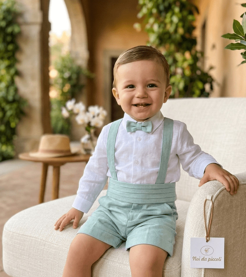 COMPLETO CERIMONIALE ANDREA VERDE - Noi da piccoli