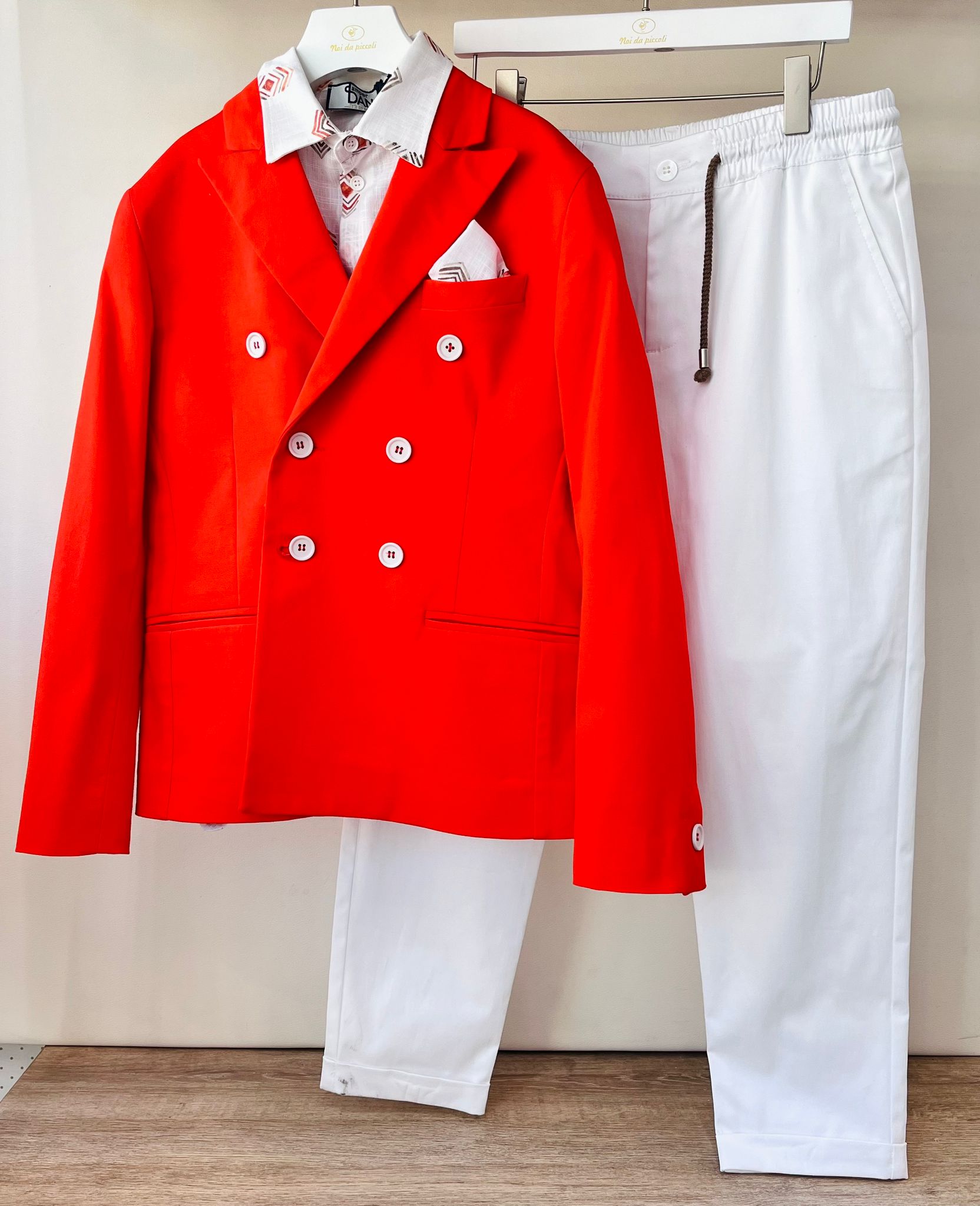 COMPLETO CERIMONIALE Arancione - Noi da piccoli