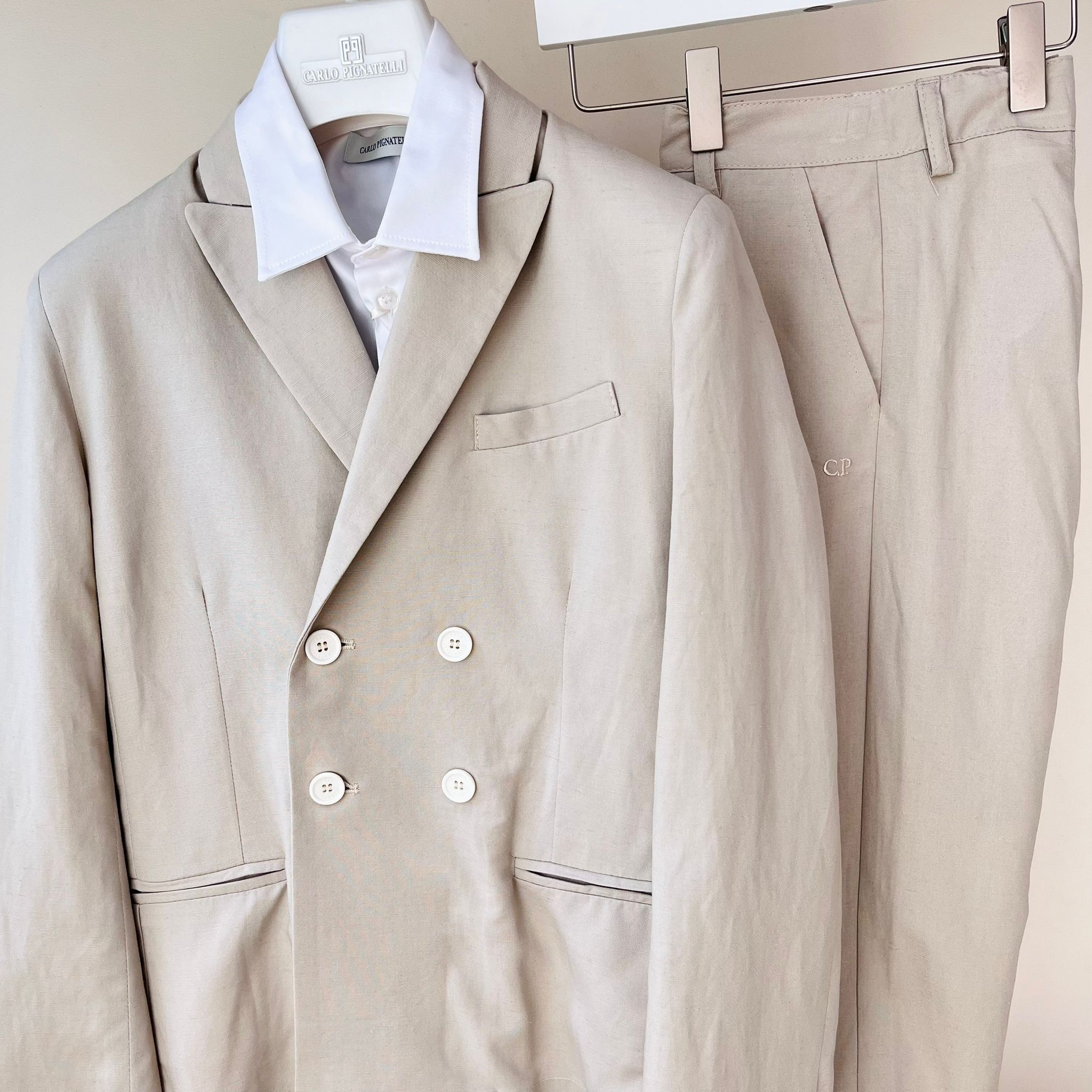 COMPLETO CERIMONIALE BEIGE - Noi da piccoli