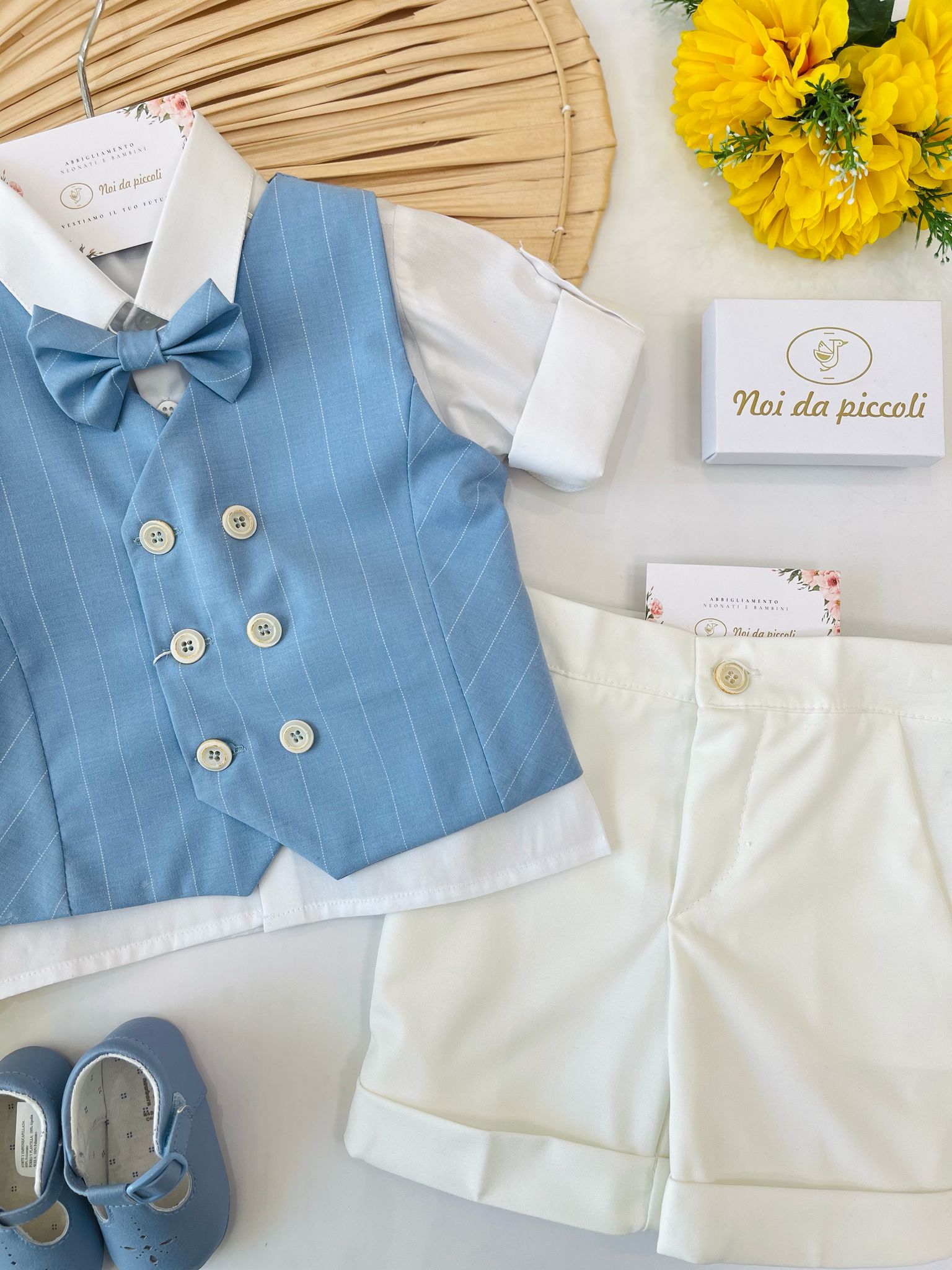 COMPLETO CERIMONIALE Bianco - Noi da piccoli