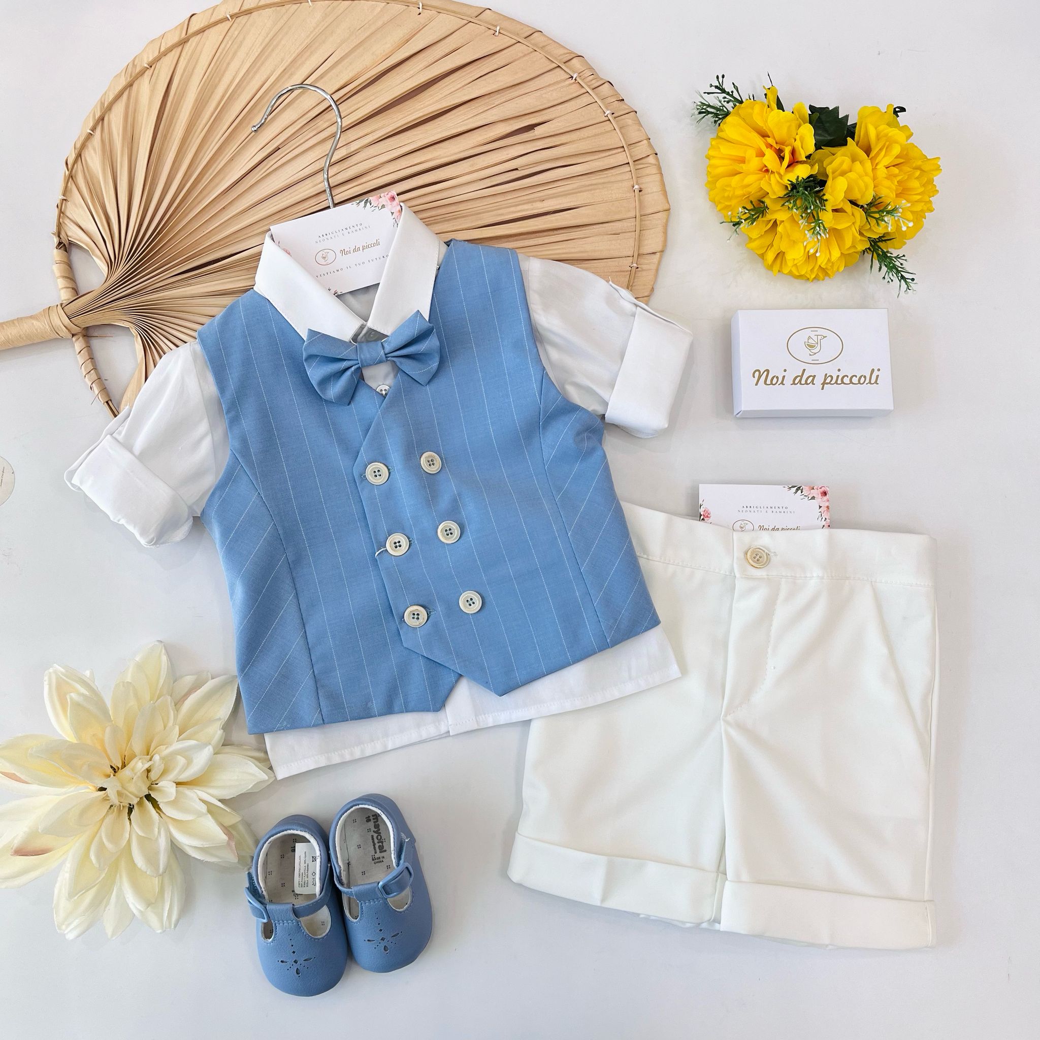 COMPLETO CERIMONIALE Bianco - Noi da piccoli