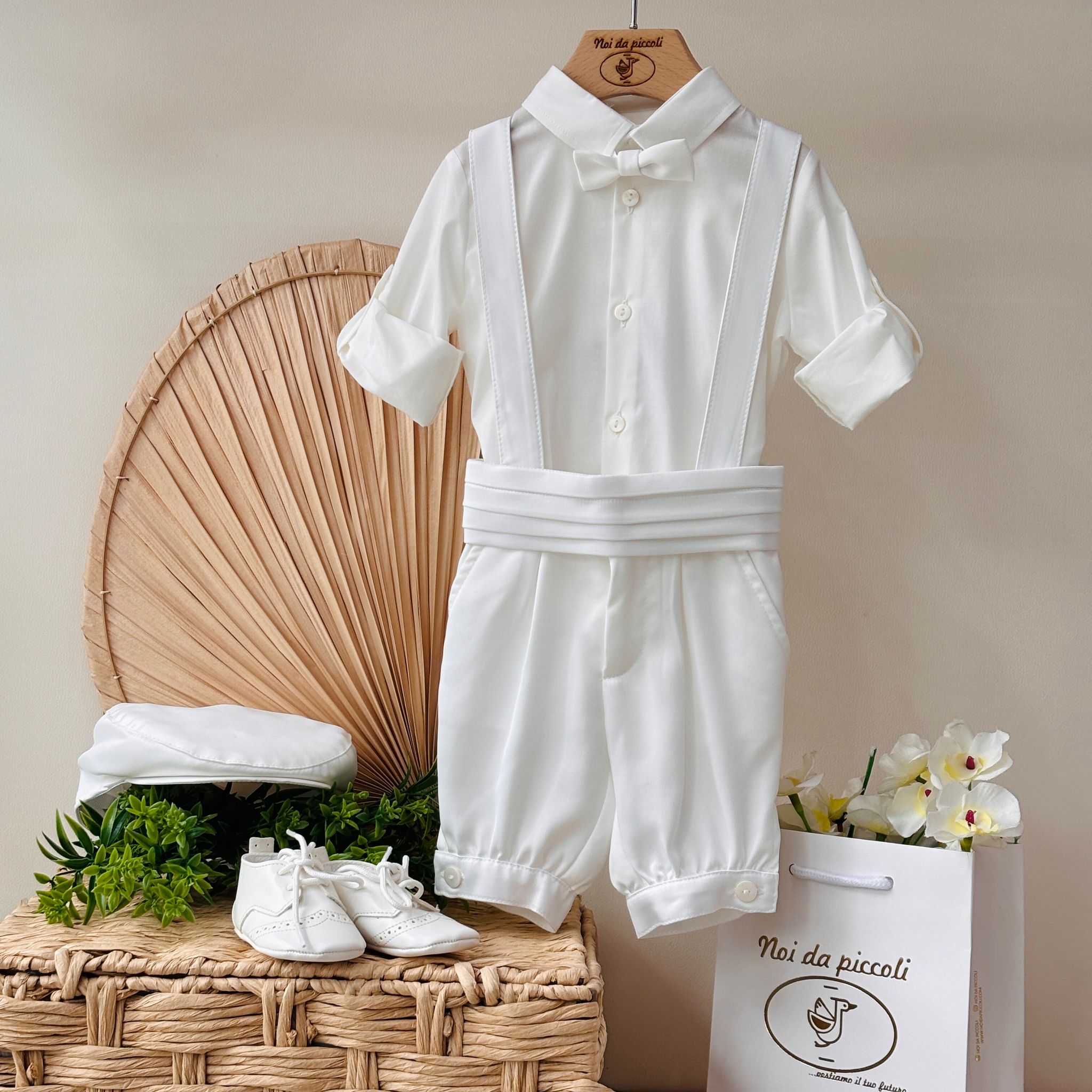 COMPLETO CERIMONIALE BIANCO ENEA - Noi da piccoli