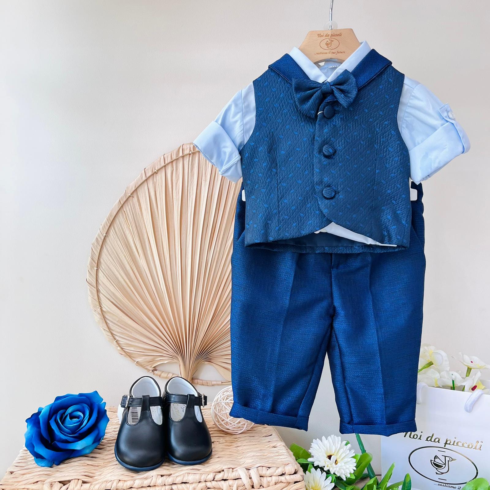 COMPLETO CERIMONIALE Blu - Noi da piccoli