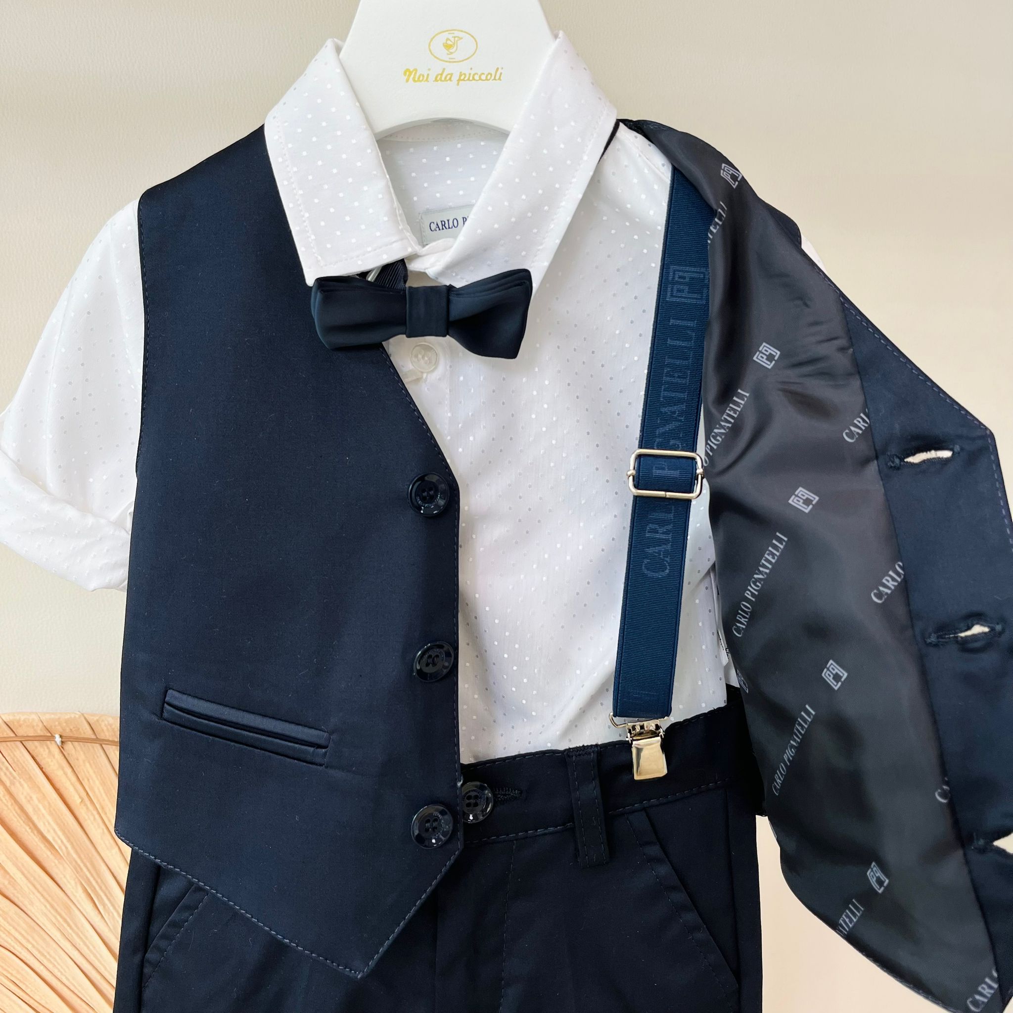 COMPLETO CERIMONIALE BLU - Noi da piccoli