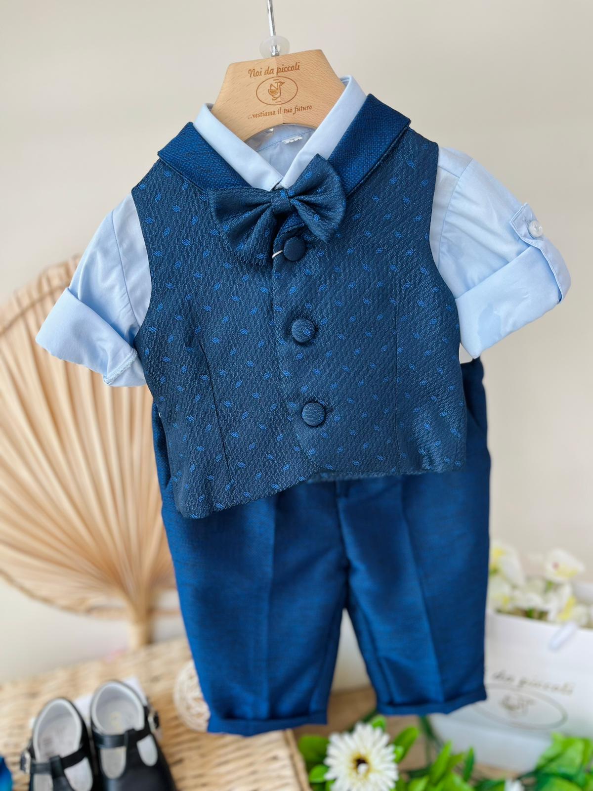 COMPLETO CERIMONIALE Blu - Noi da piccoli