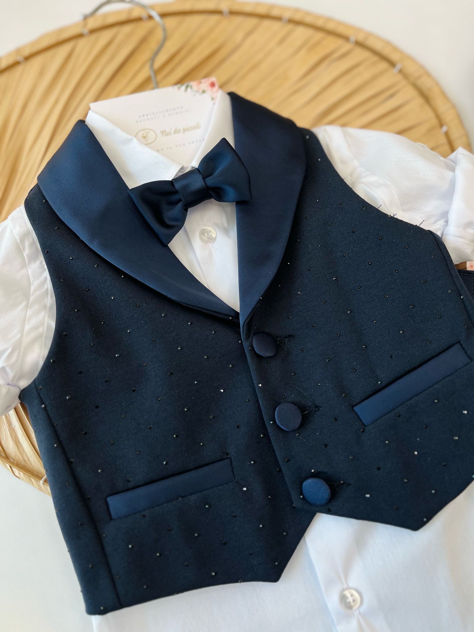 COMPLETO CERIMONIALE BLU PETIT - Noi da piccoli