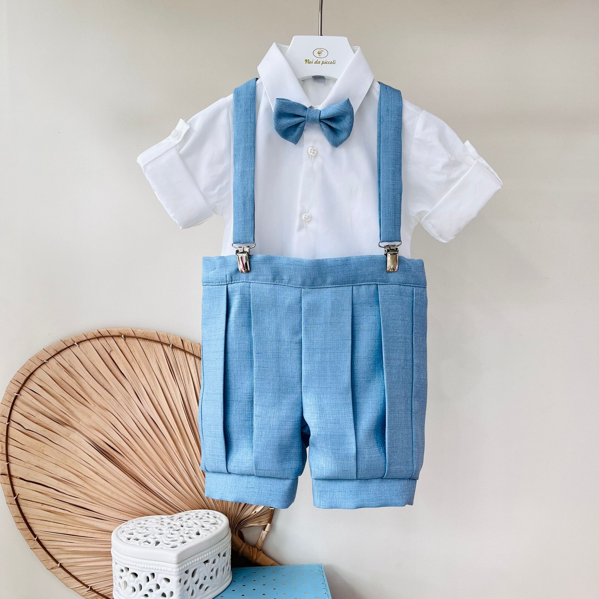 COMPLETO CERIMONIALE CIELO - Noi da piccoli