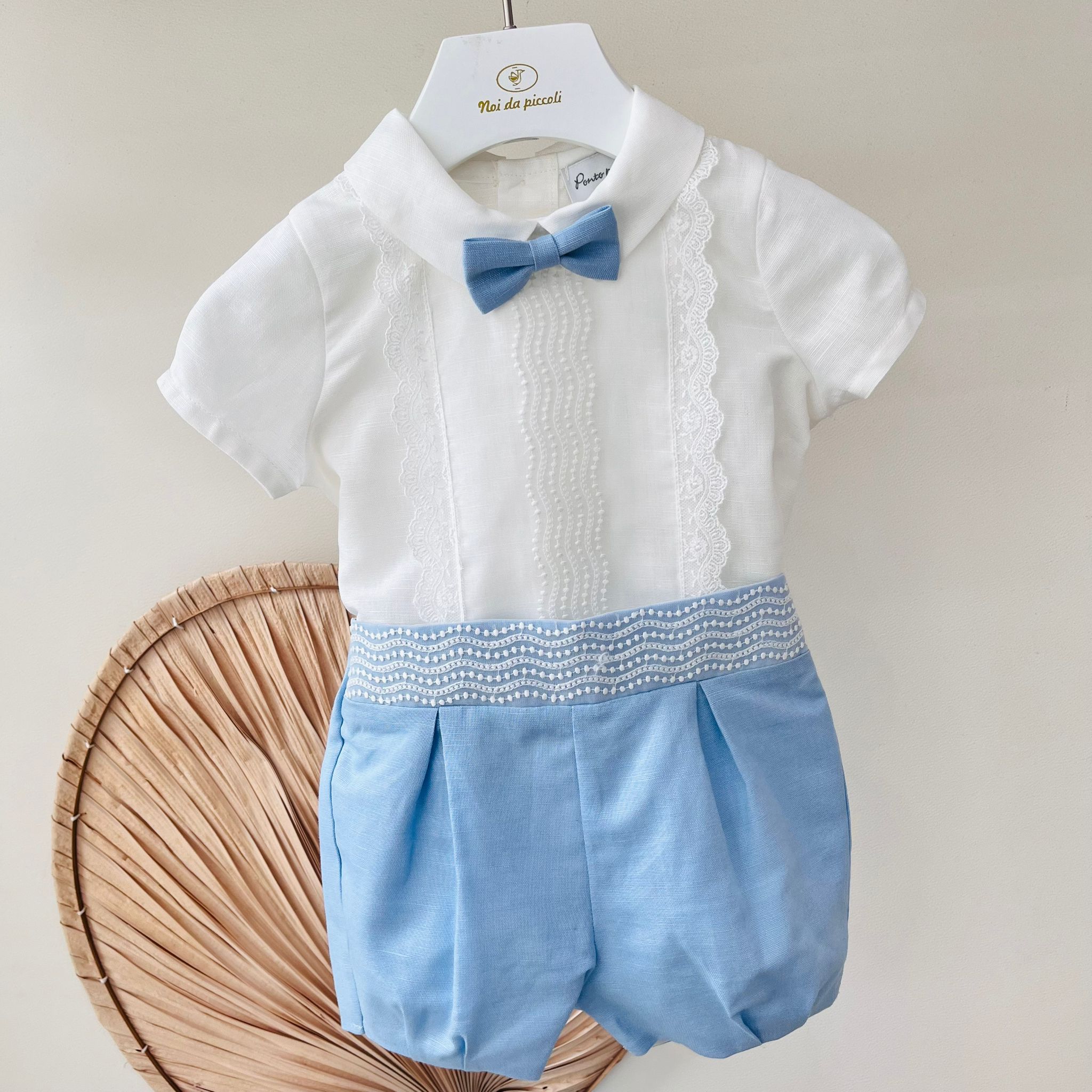 COMPLETO CERIMONIALE CIELO - Noi da piccoli