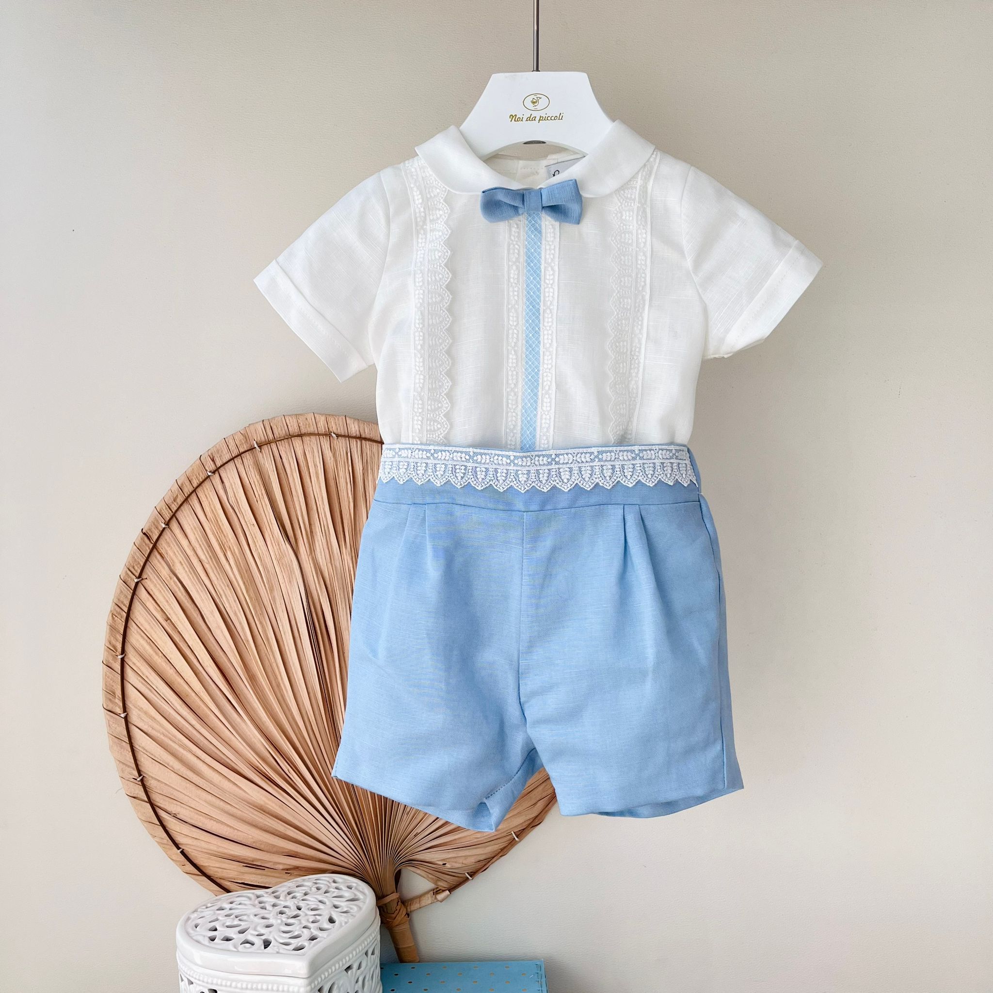 COMPLETO CERIMONIALE CIELO - Noi da piccoli