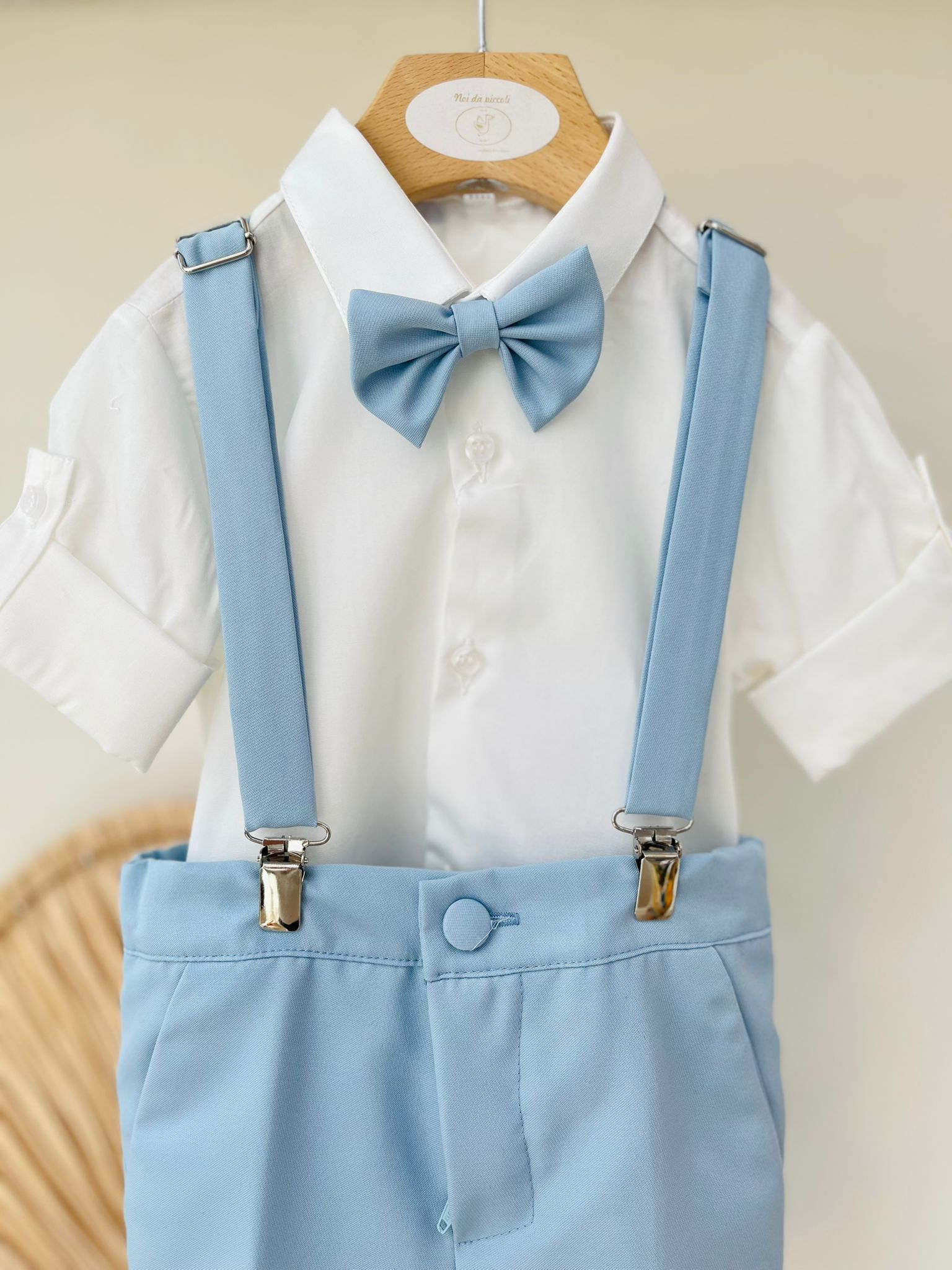 COMPLETO CERIMONIALE CIELO - Noi da piccoli